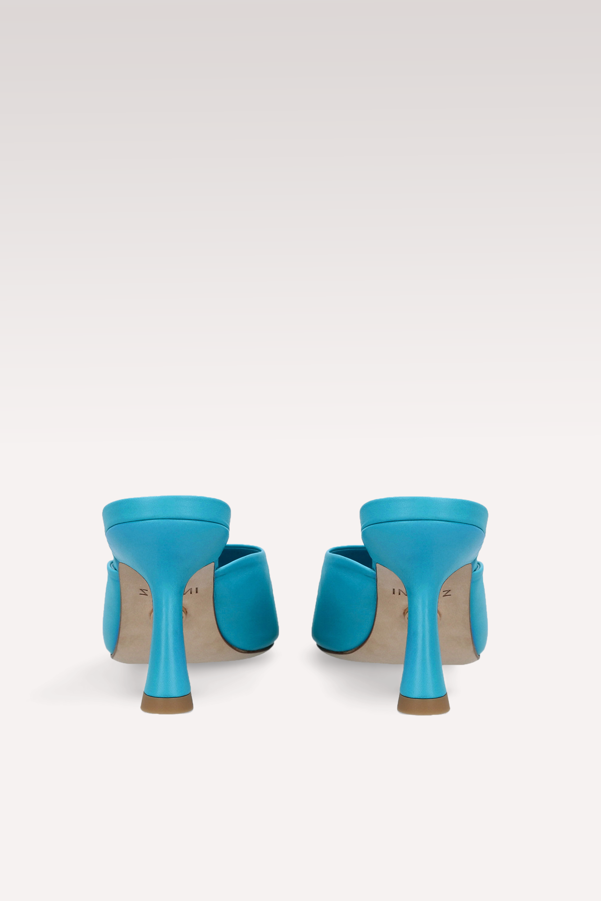 MULES RENY IN PELLE LISCIA BLU SCUBA