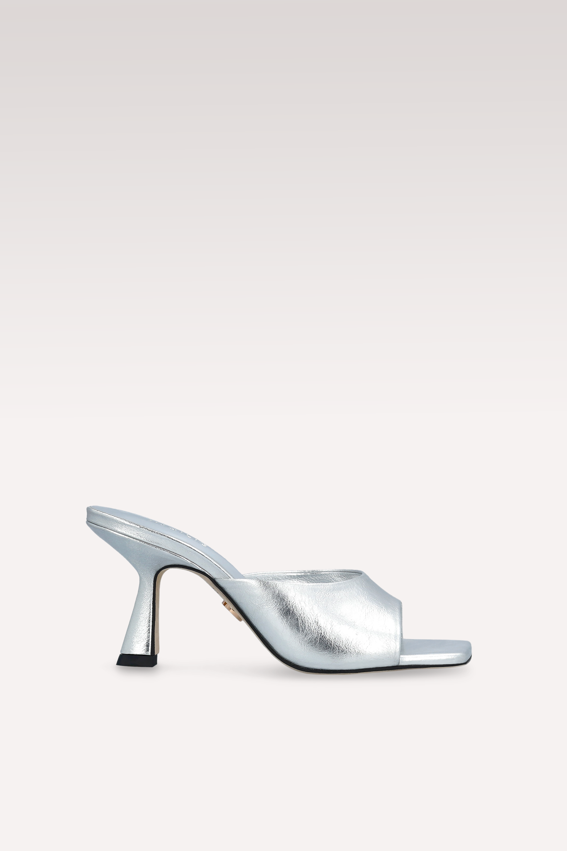 MULES RENY IN PELLE METALLIZZATA ARGENTO