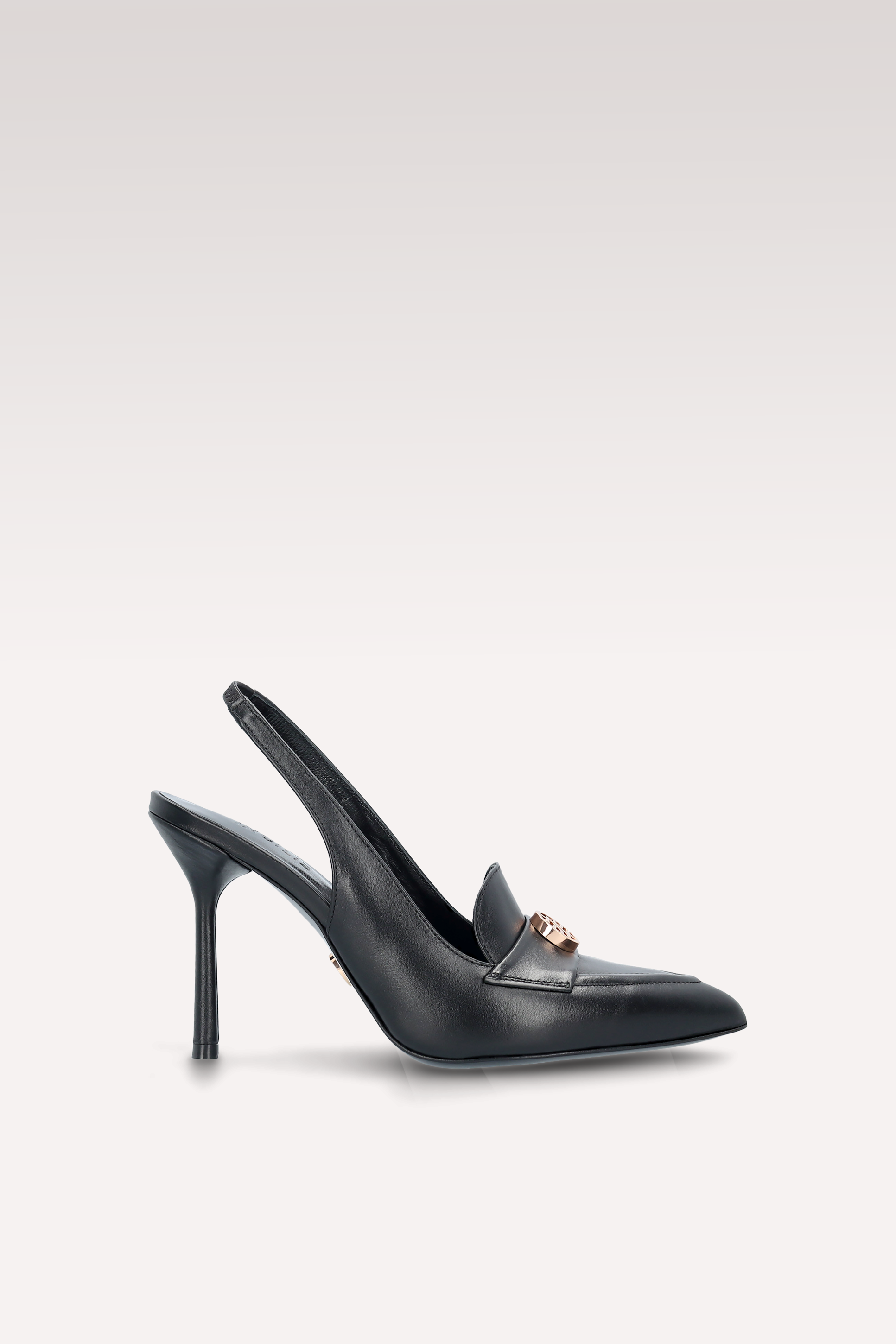 ABA 15 BLACK LEATHER SANDALS