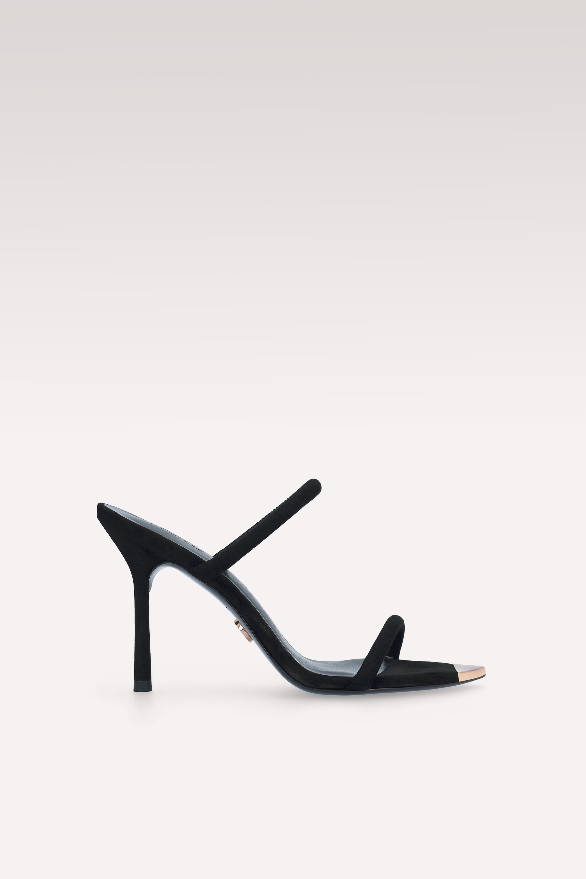 MULES IN PELLE SCAMOSCIATA NERA ANNY 99