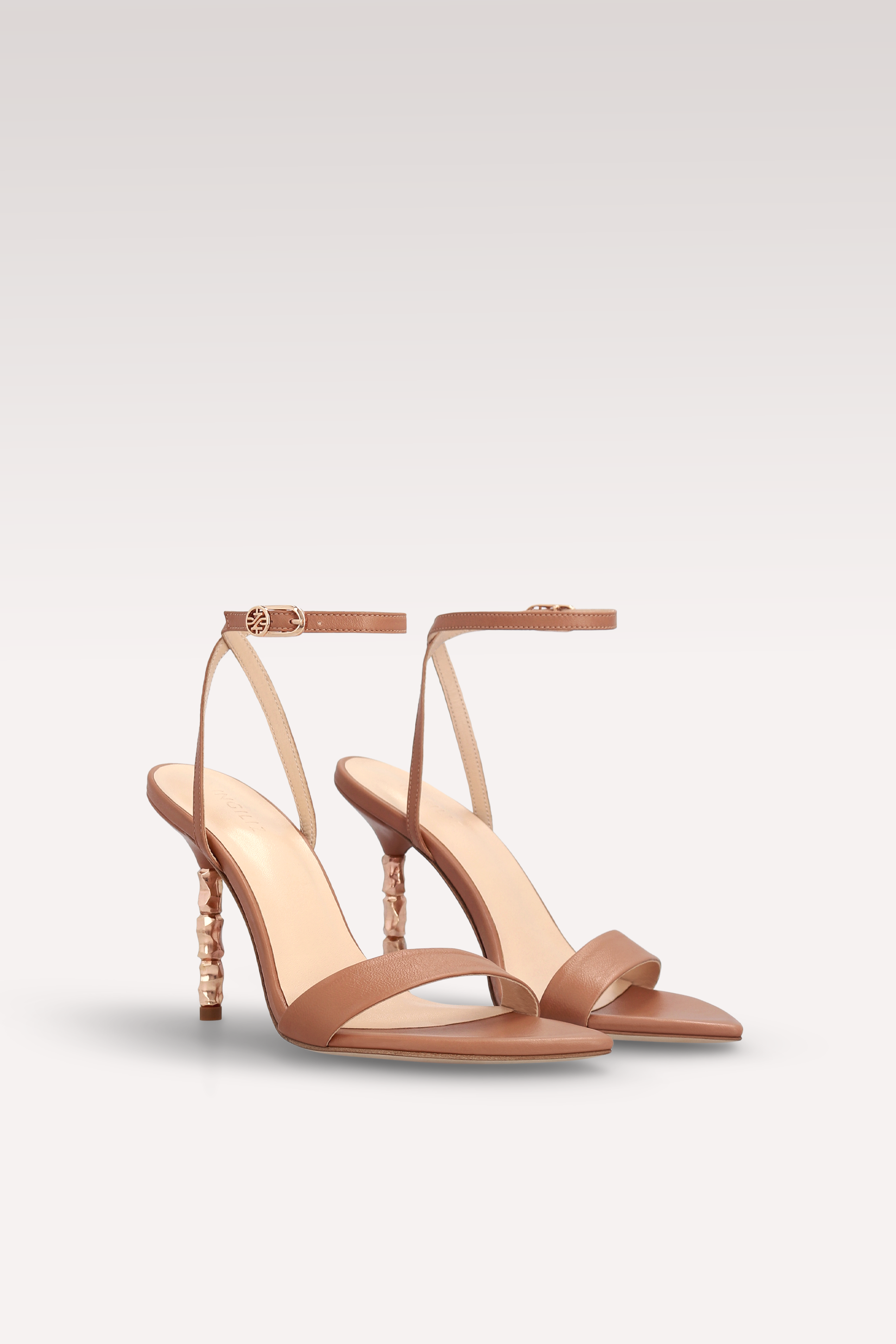 SANDALI IN PELLE MARRONE ADA 101