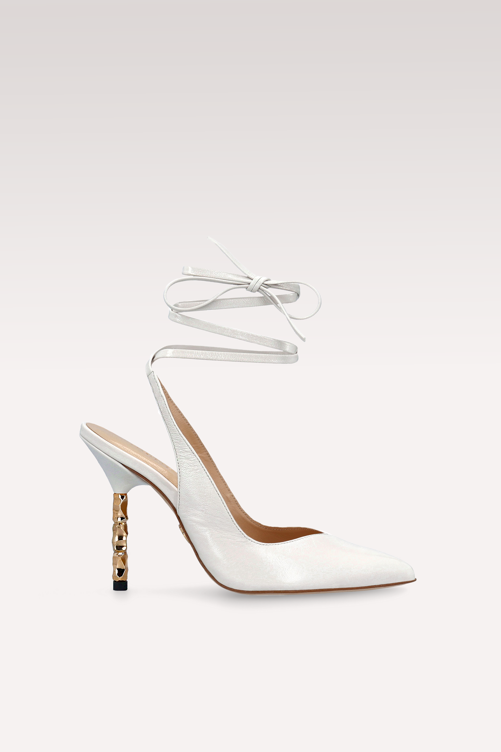 DÉCOLLETÉ ASTRID 40 IN PELLE AVORIO