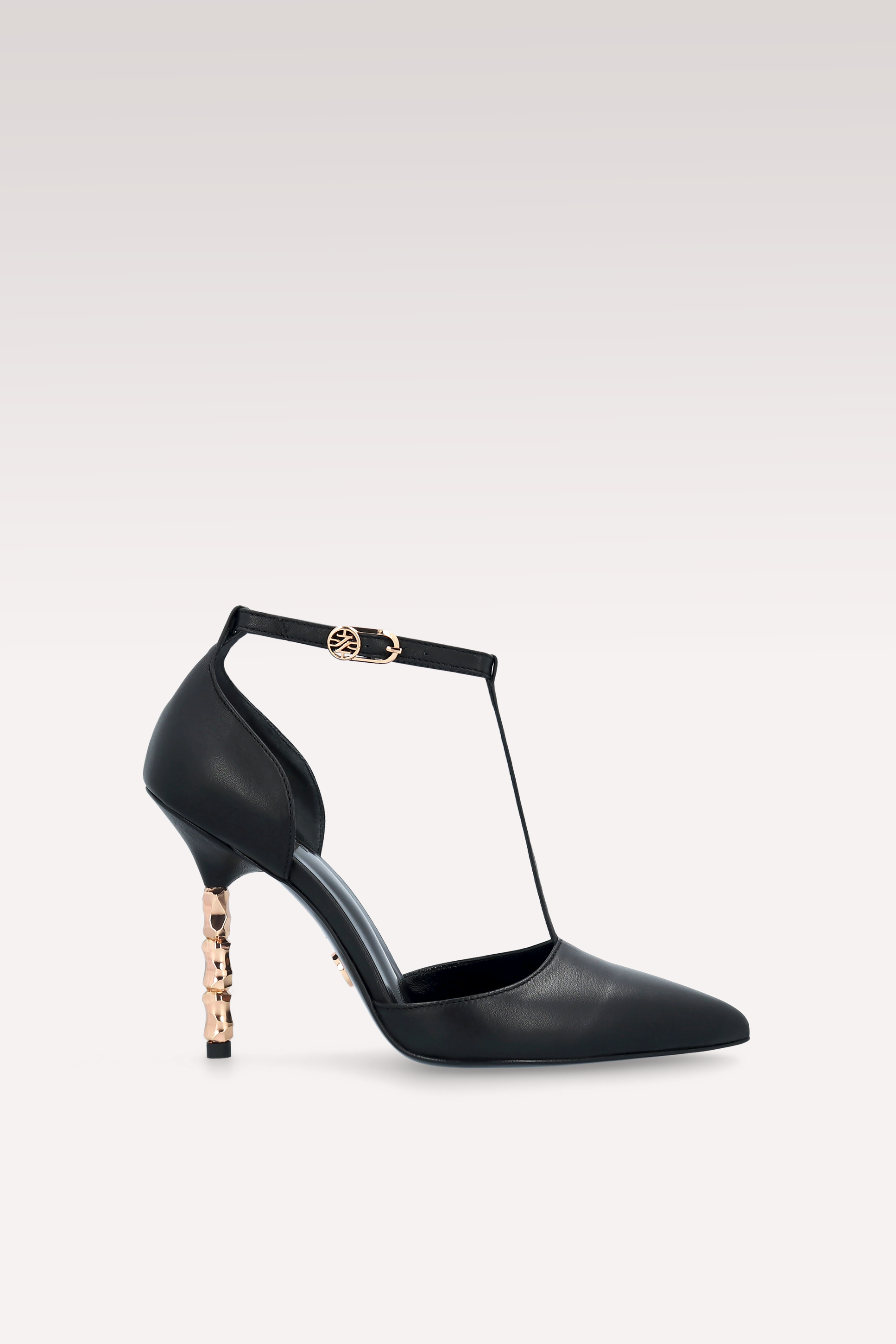 DÉCOLLETÉ ASTRID 101 IN PELLE NERA
