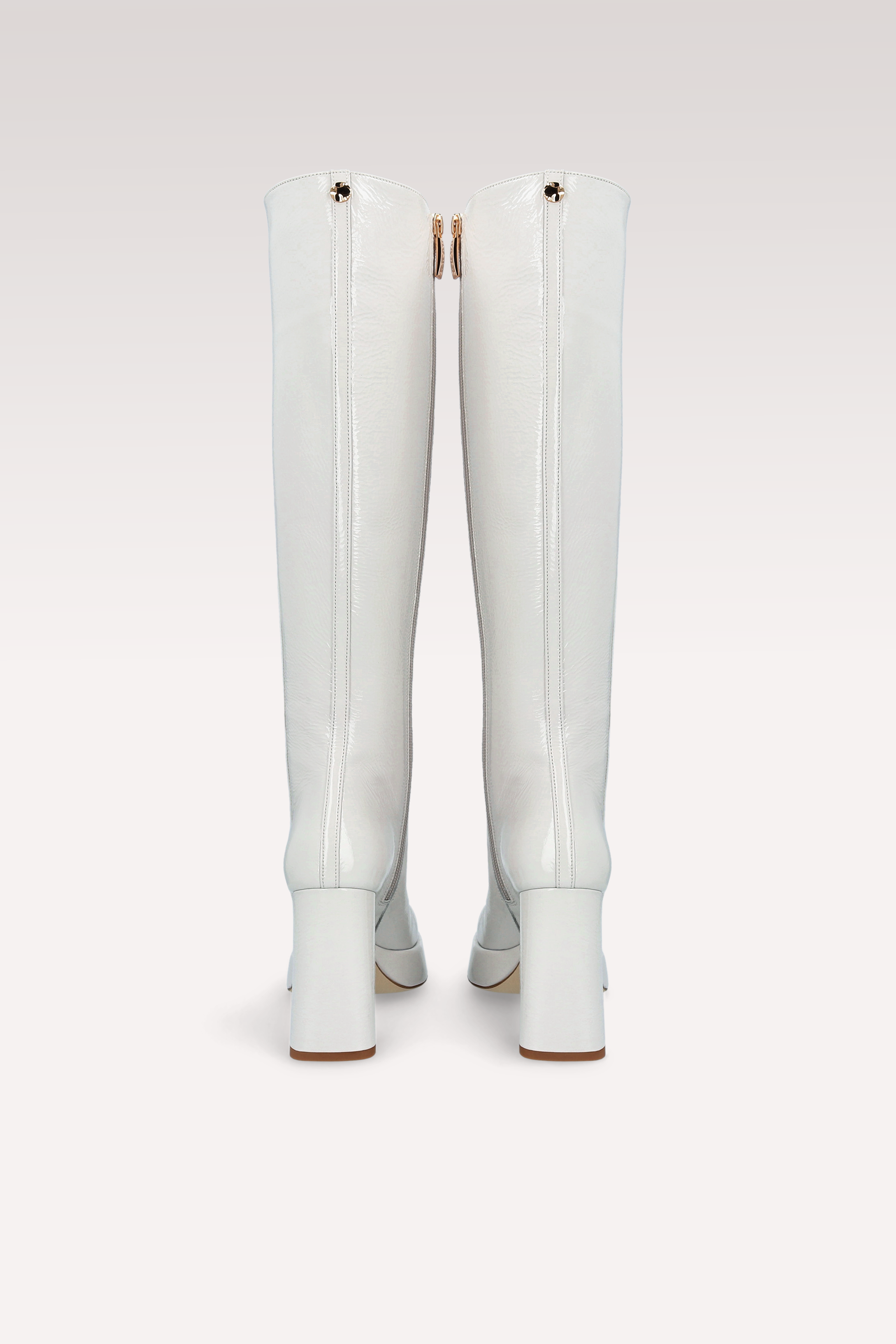 CINDY 01 STORM GRAY STIVALI CON PLATEAU IN VERNICE SCHIACCIATA