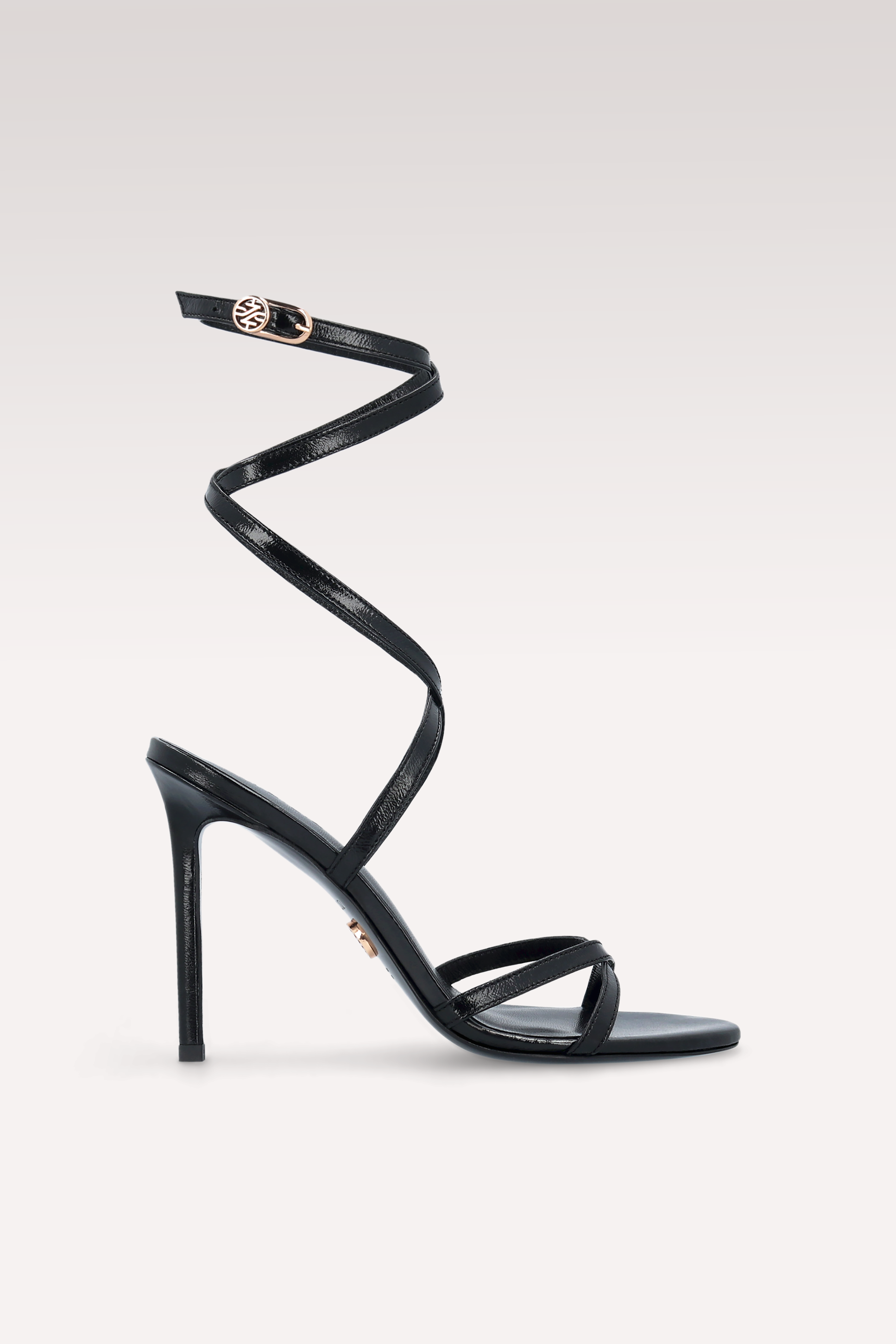 SANDALI ATHENA 01 IN PELLE NERA