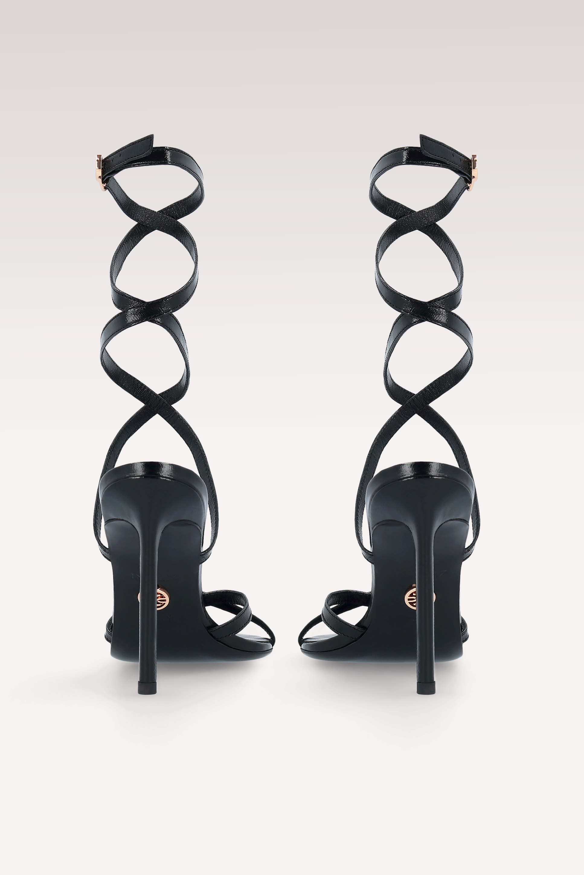 SANDALI ATHENA 01 IN PELLE NERA