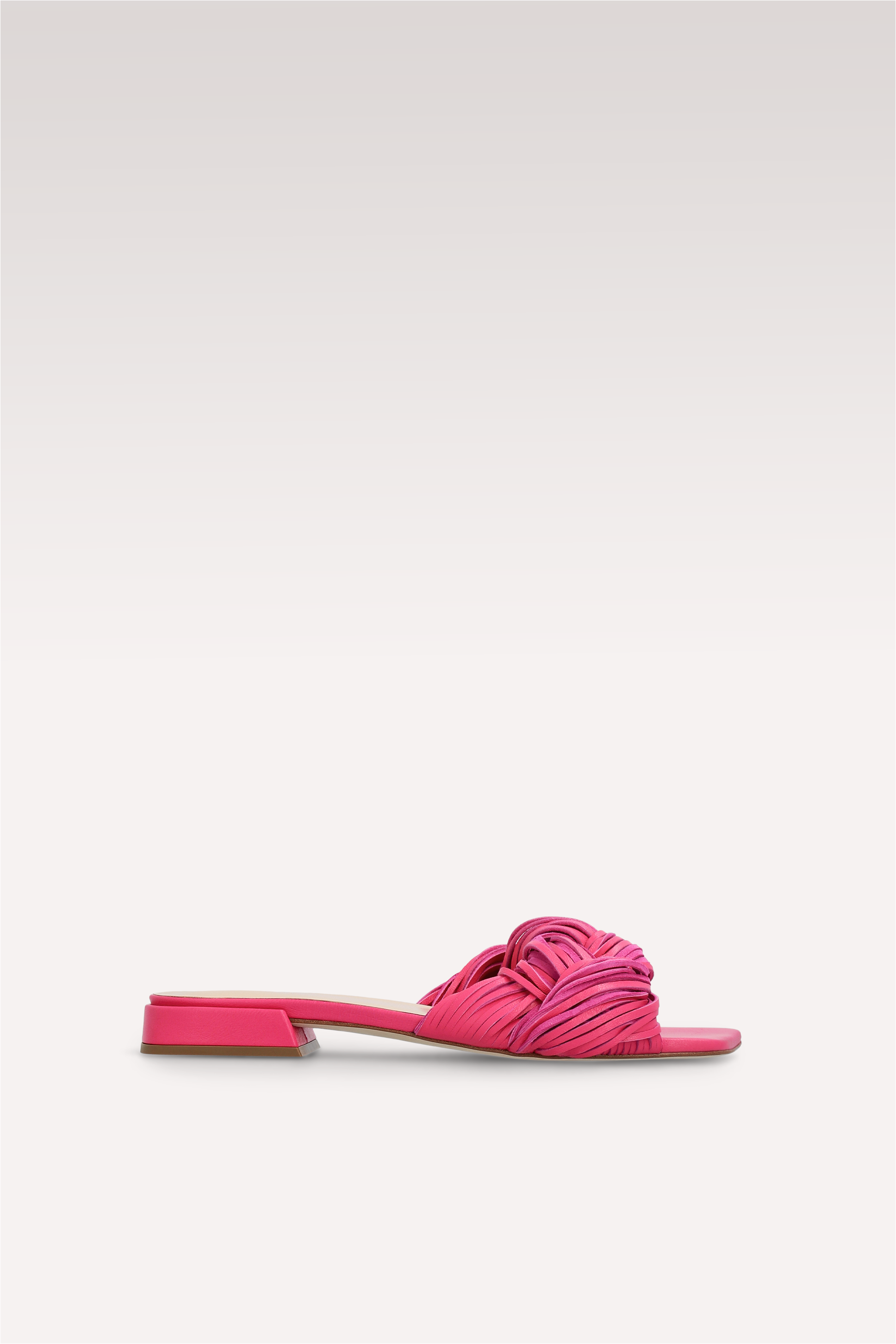 MULES LEXI IN PELLE E CAMOSCIO CICLAMINO