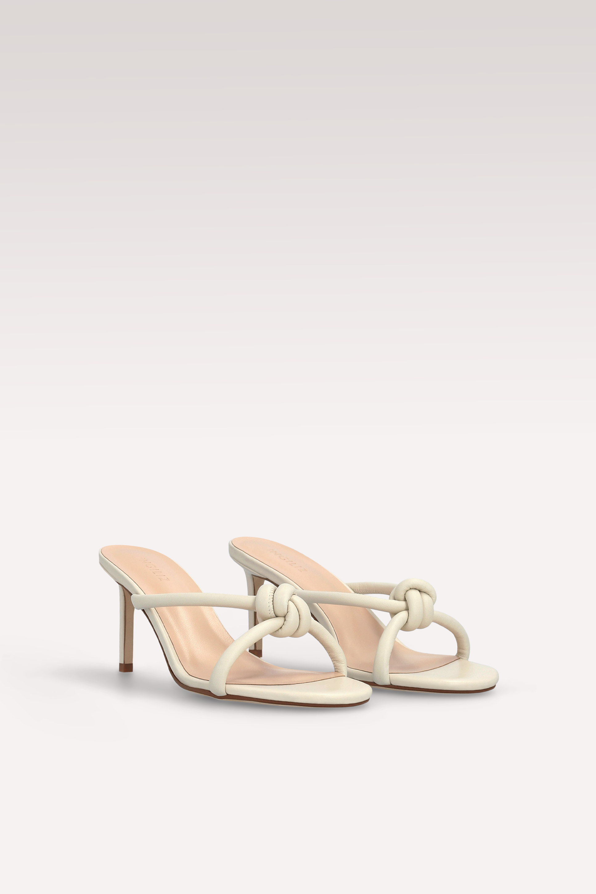 MULES HEIDI IN PELLE BEIGE