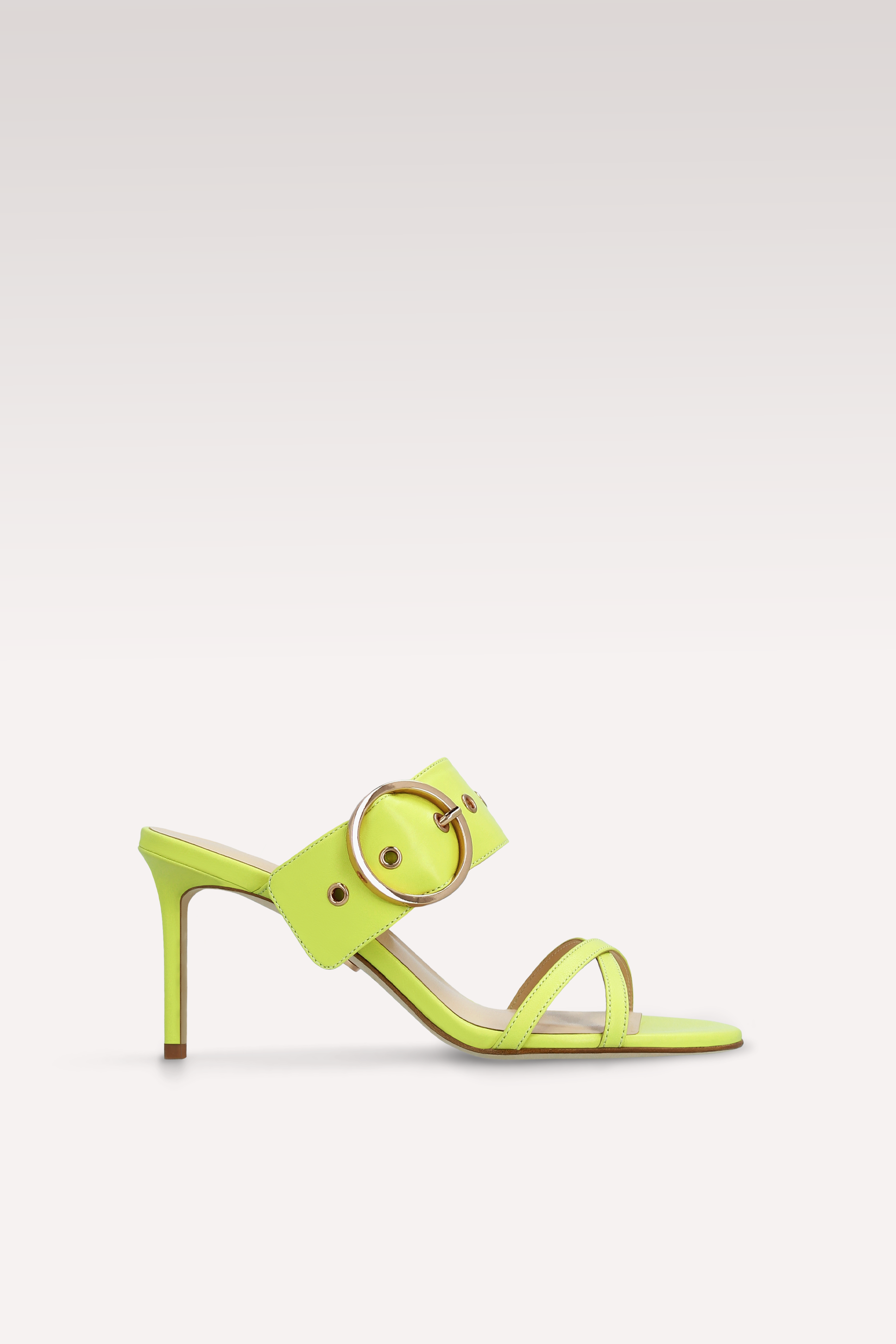 MULES IN PELLE GIALLA ARIANA