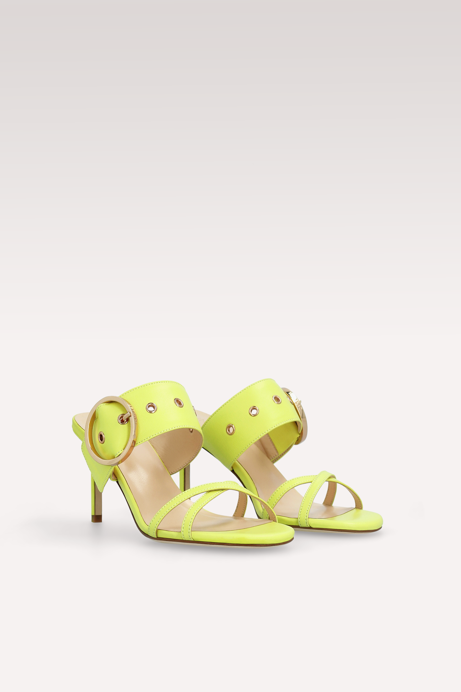 MULES IN PELLE GIALLA ARIANA