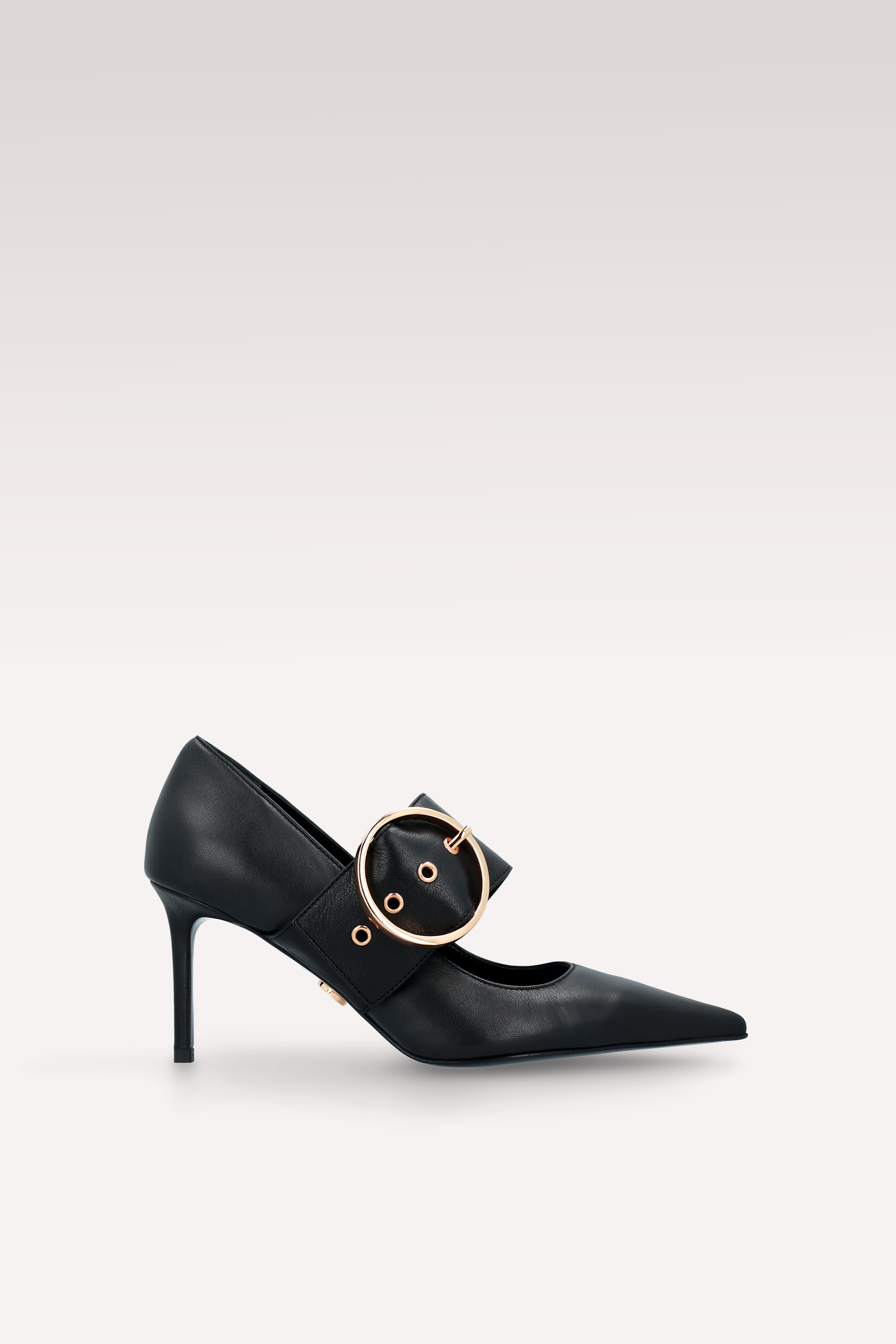 DÉCOLLETÉ MIA 05 IN PELLE LISCIA NERA