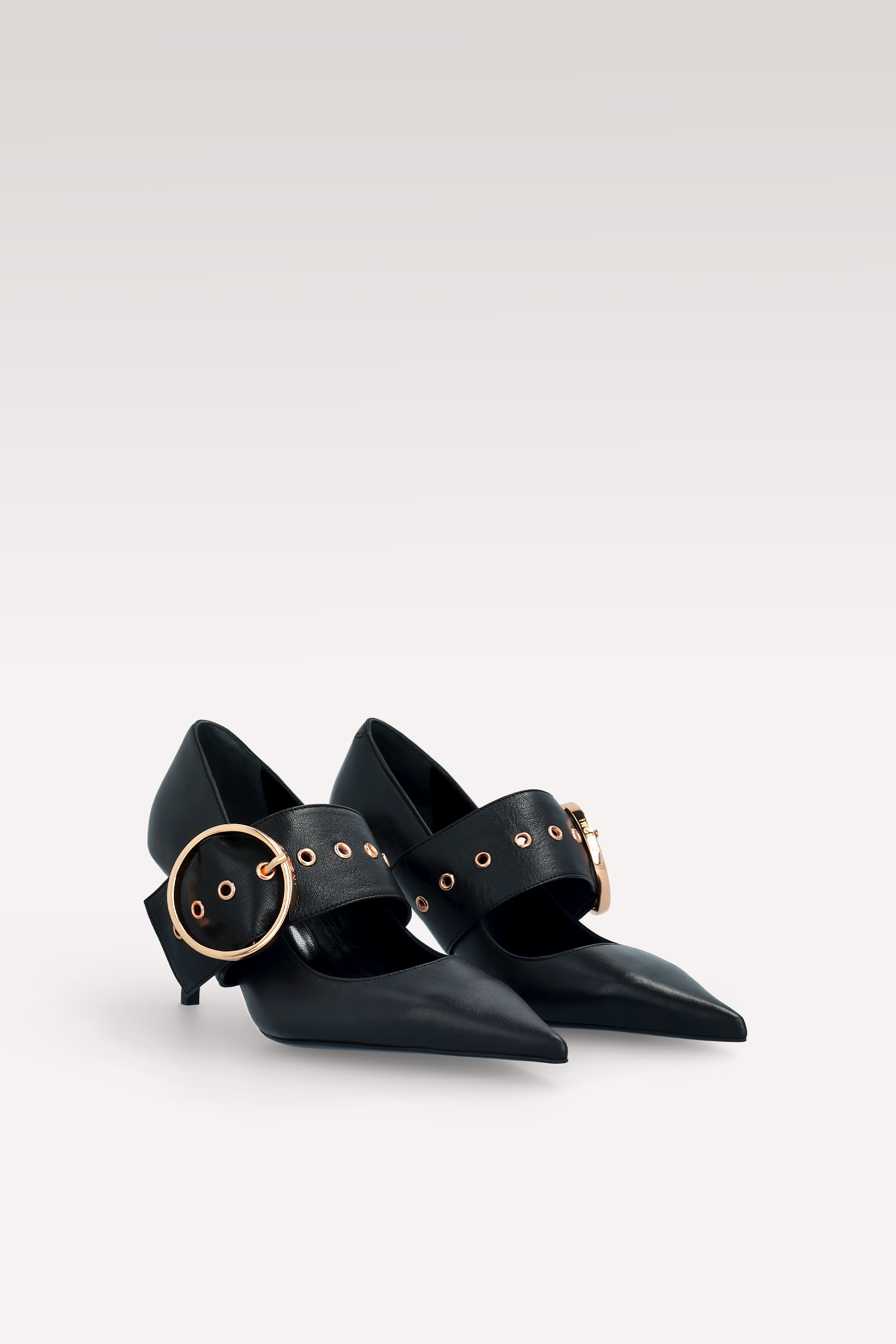 DÉCOLLETÉ MIA 05 IN PELLE LISCIA NERA