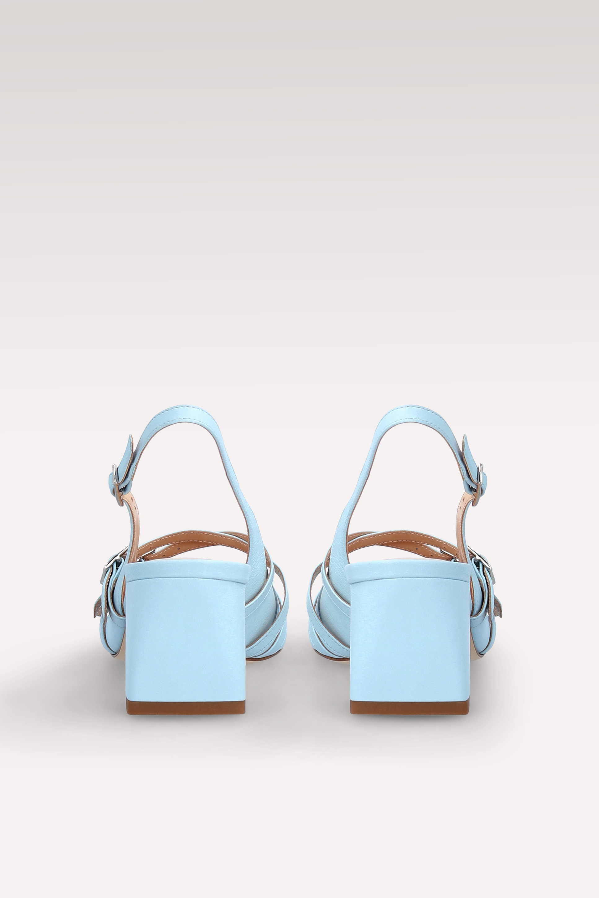 GEORGIA SKY BLUE SLINGBACK IN PELLE