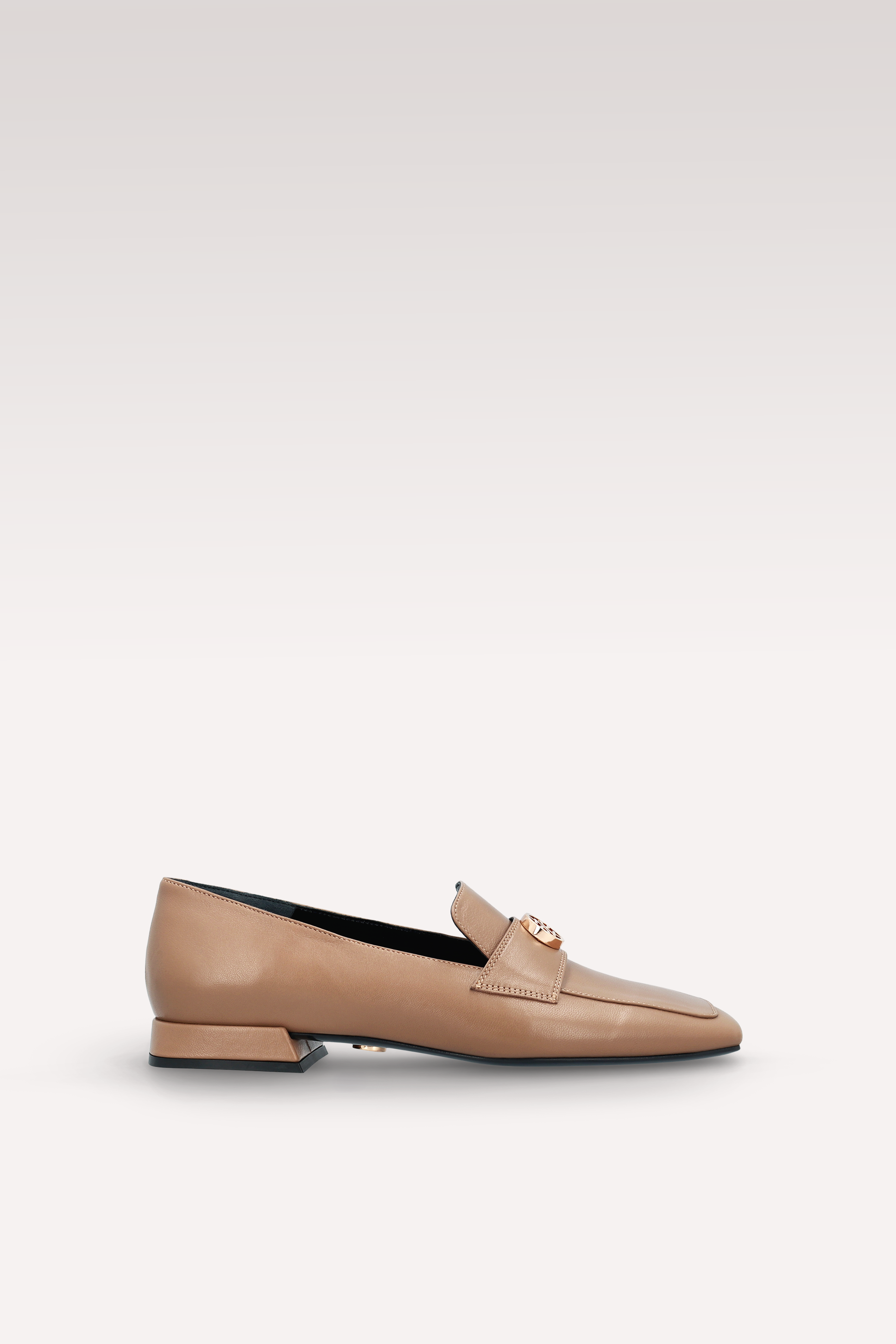 GILLY 03 BROWN SMOOTH LEATHER LOAFERS