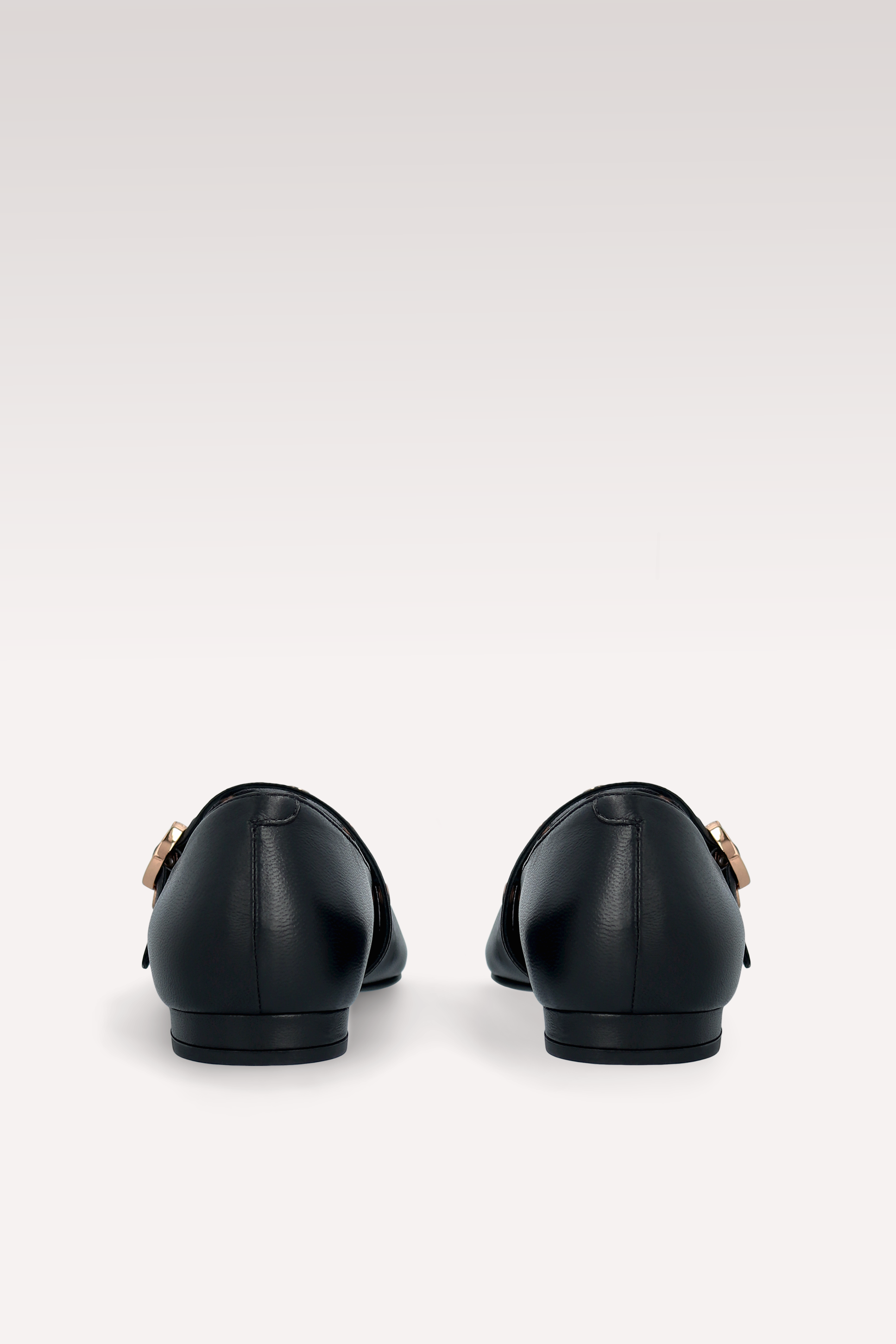 BALLERINE IN PELLE NERA MAGGIE