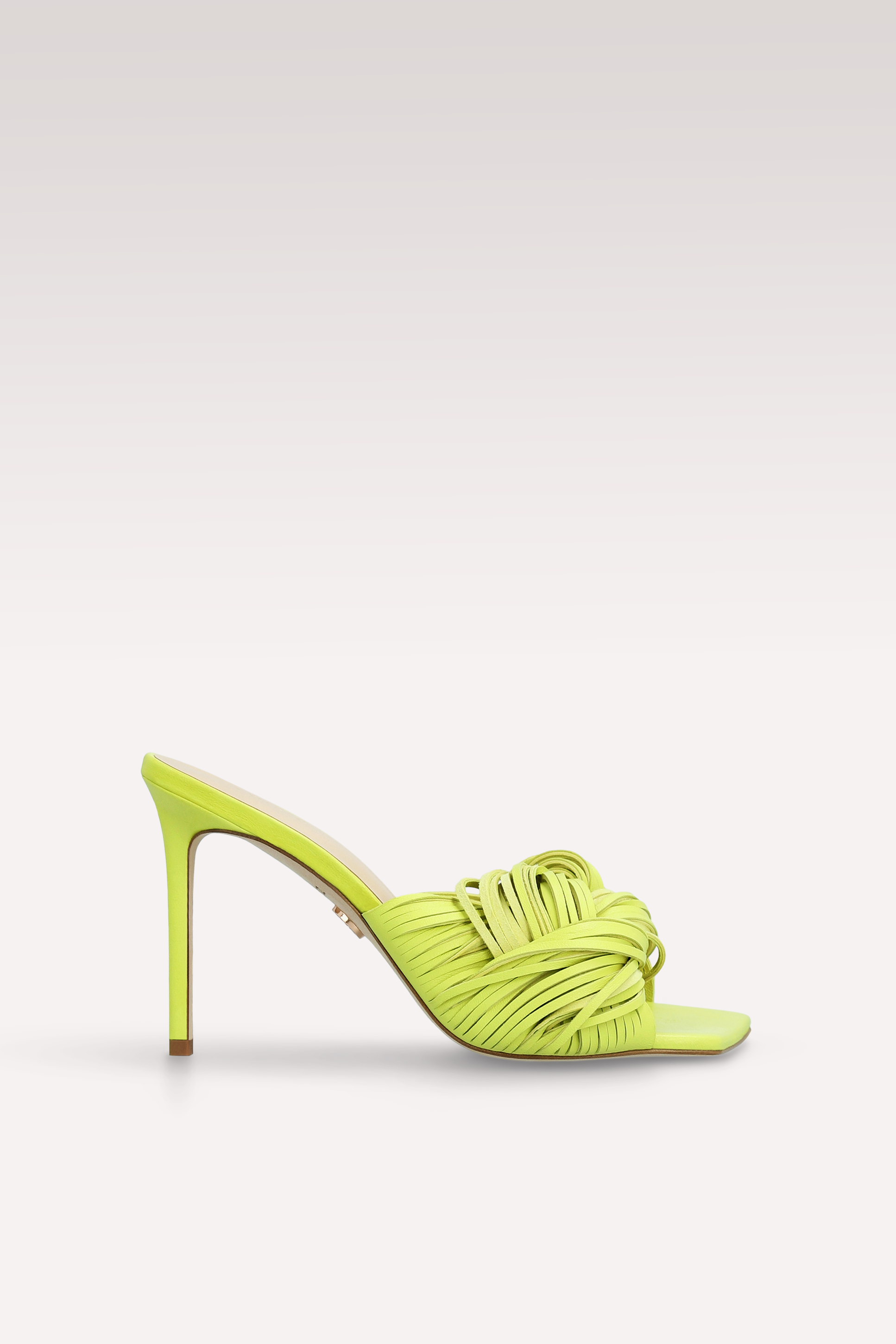 MULES PENELOPE KIWI IN PELLE E CAMOSCIO GIALLO
