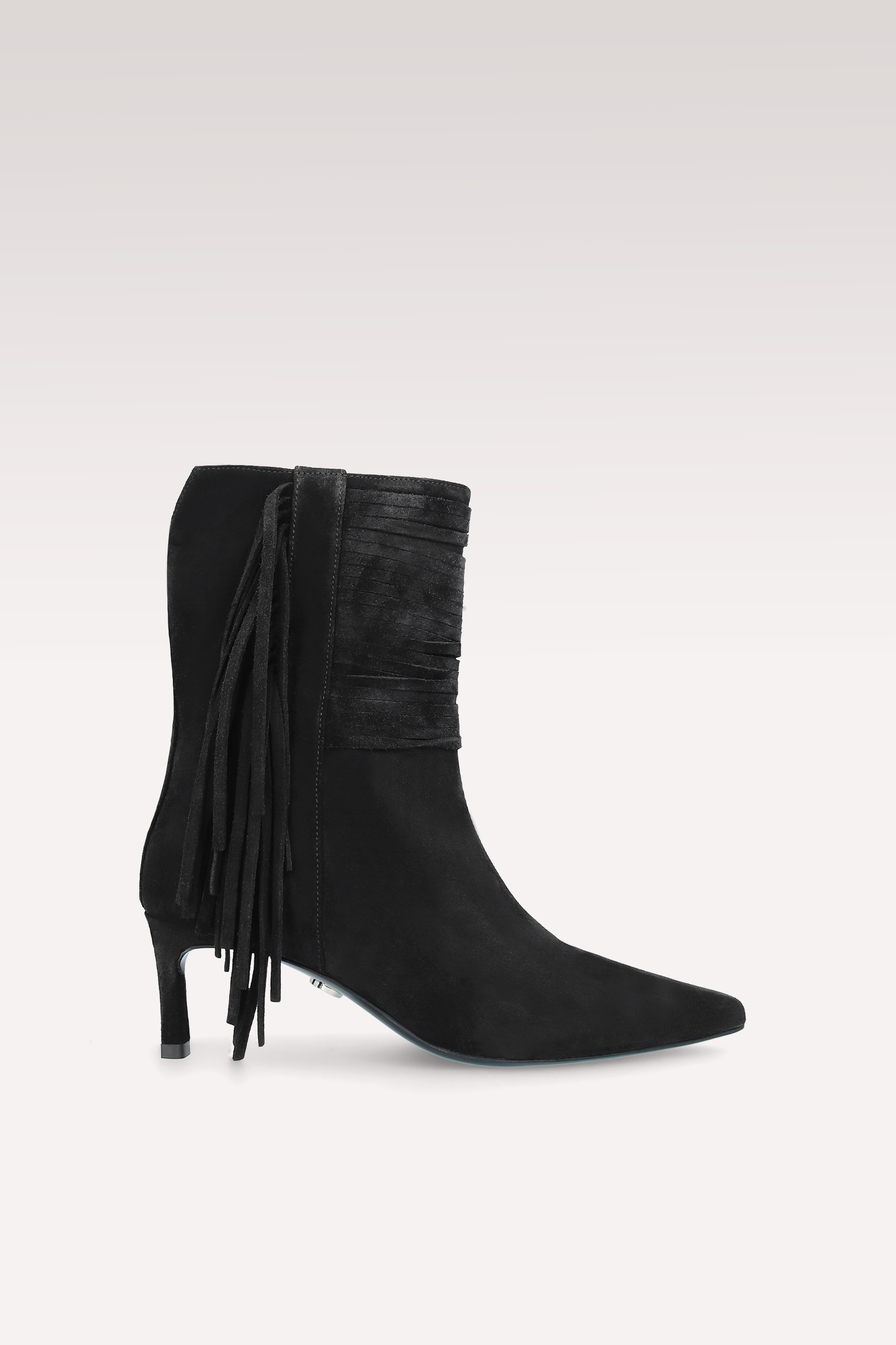 STIVALETTI IN PELLE SCAMOSCIATA NERA OPHELIA