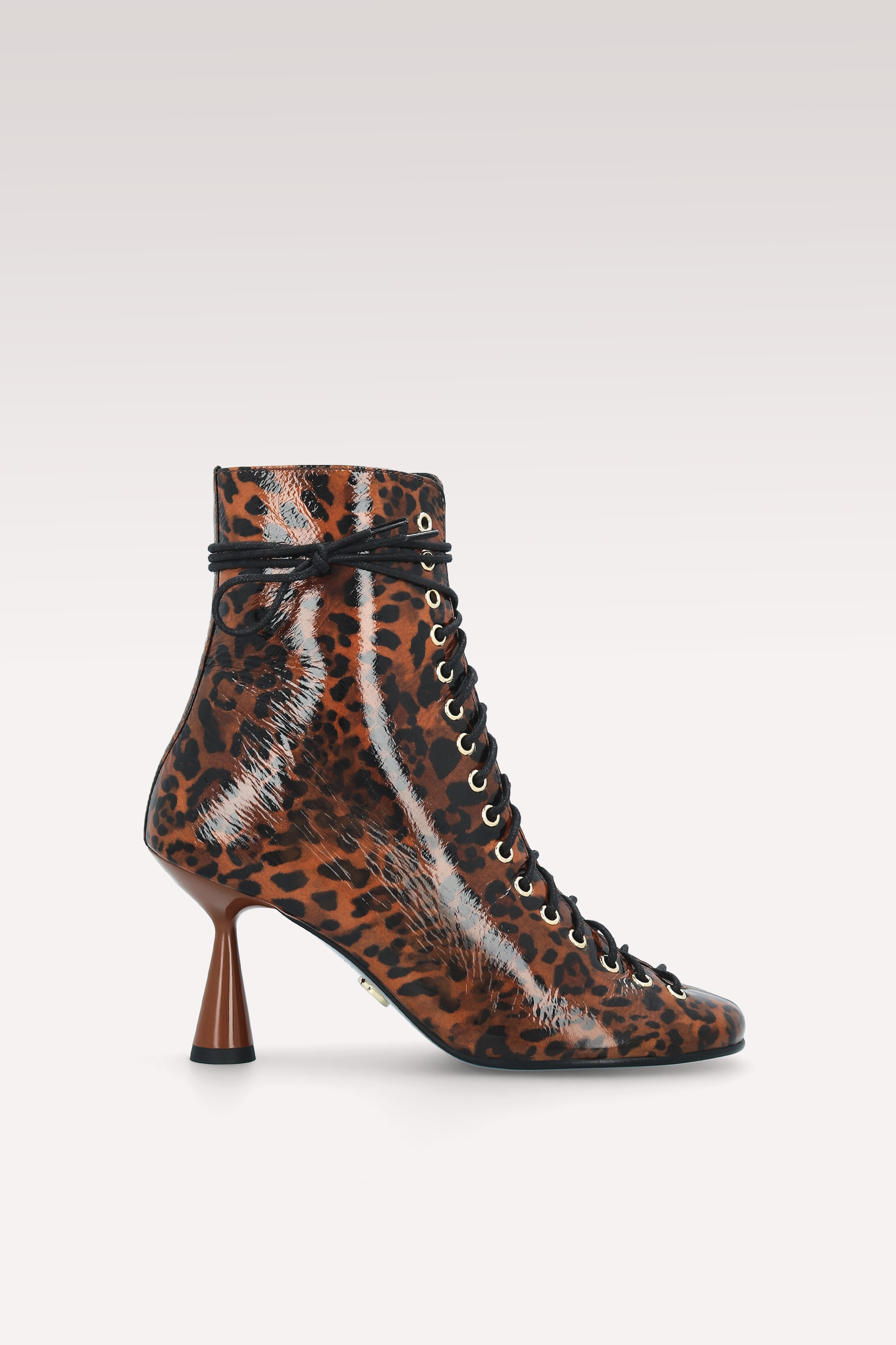 STIVALETTI IN PELLE CON STAMPA LEOPARDATA ZOE BROWN