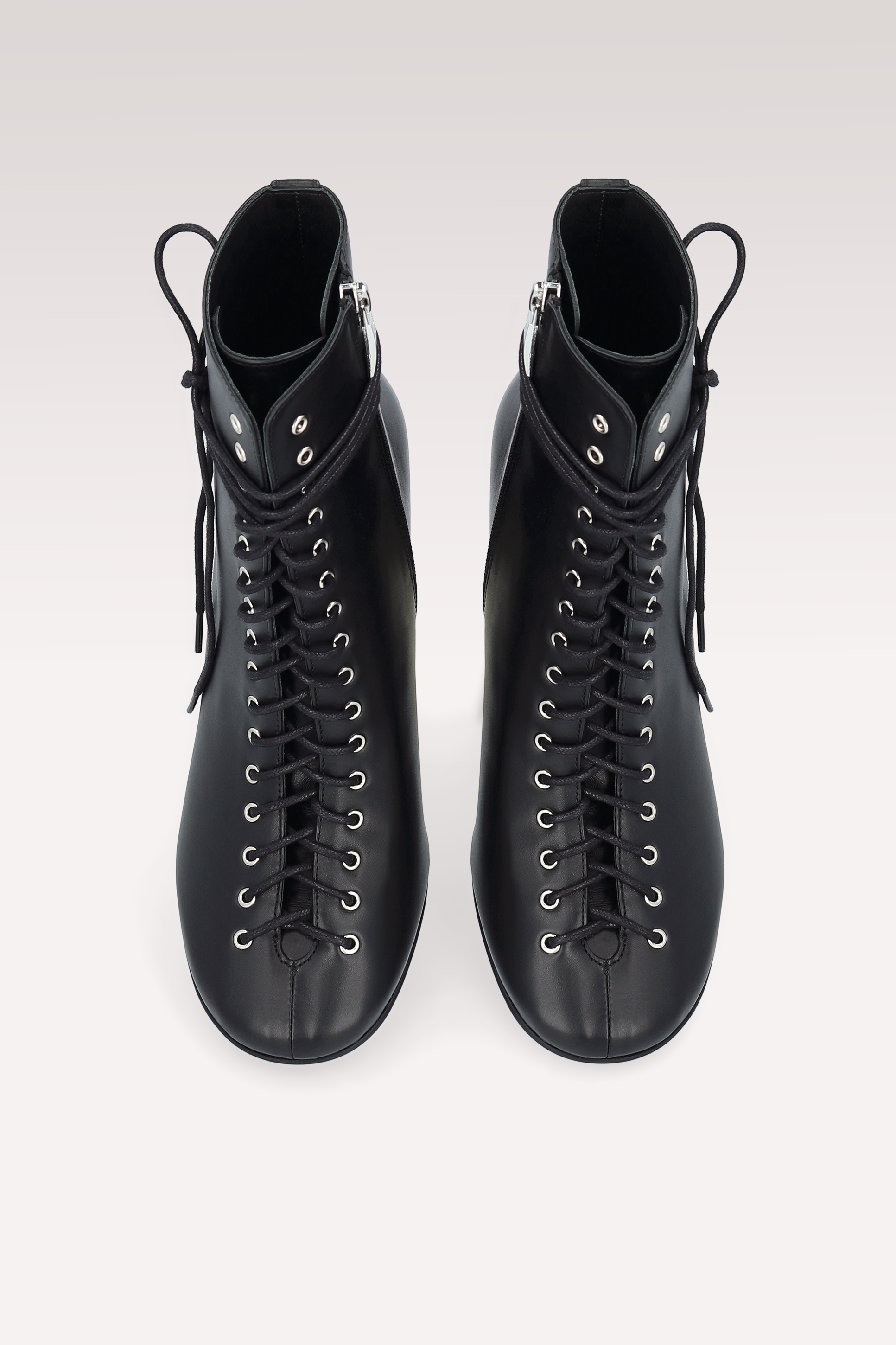 STIVALETTI ZOE IN PELLE NAPPA NERA