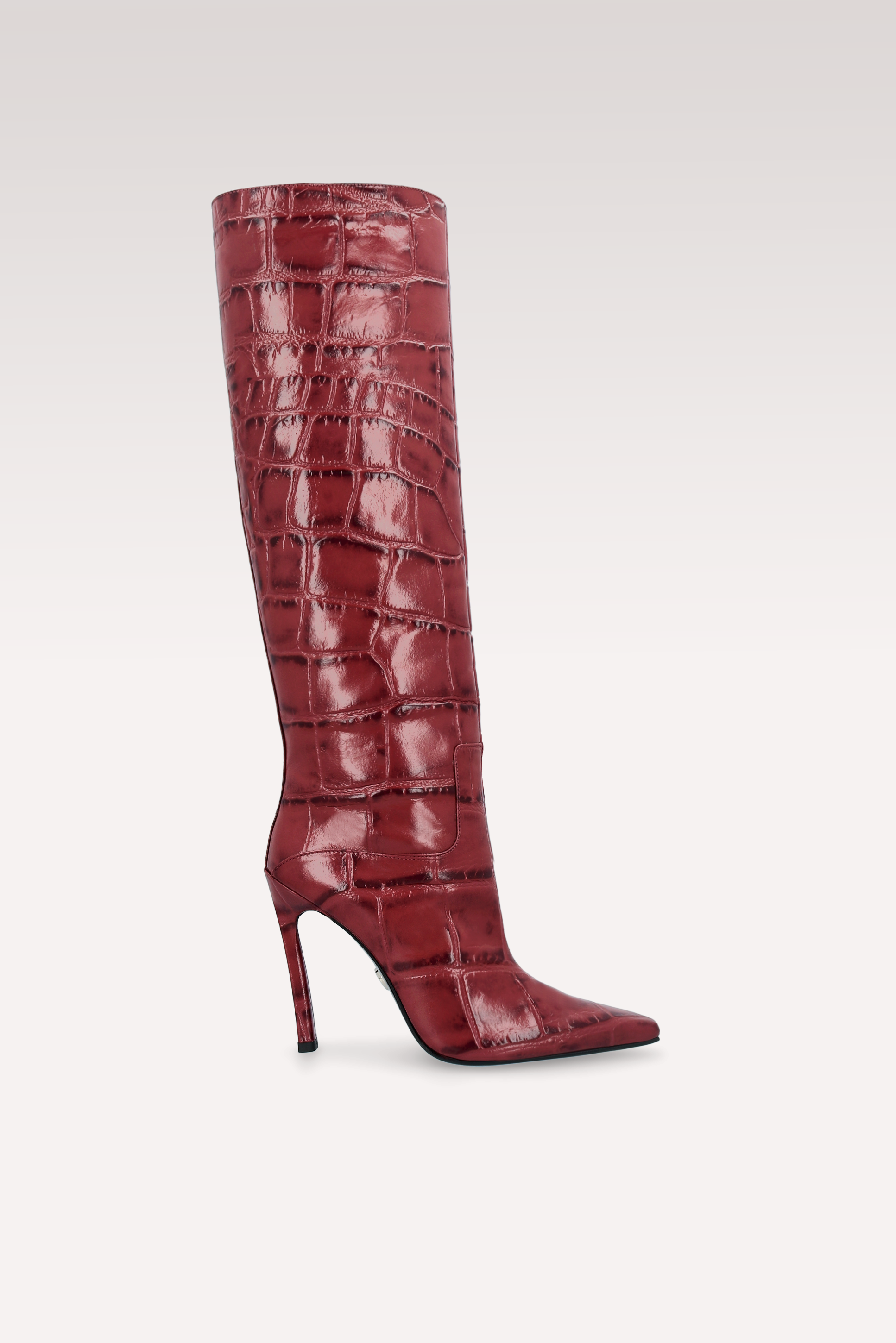 STIVALI NATALIE CHERY IN PELLE STAMPATA COCCO