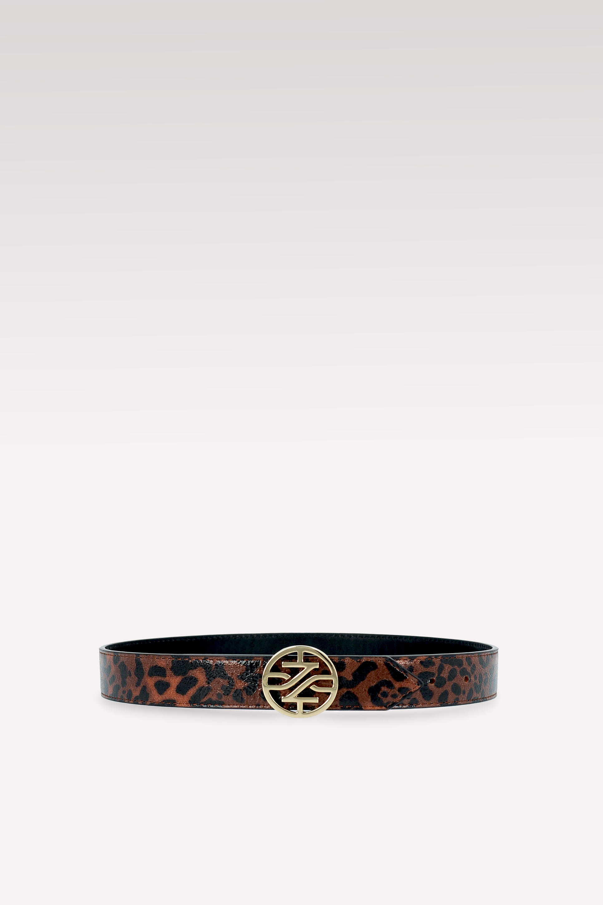 STIVALETTI IN PELLE CON STAMPA LEOPARDATA MARRONE ODETTE, BORSA A TRACOLLA DAISY E CINTURA KENNIE