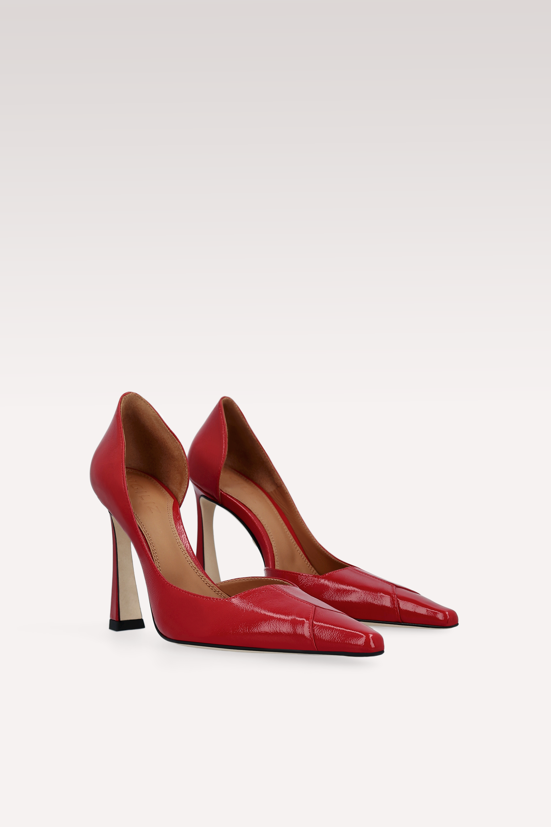 Décolleté VESPER in pelle color ciliegia