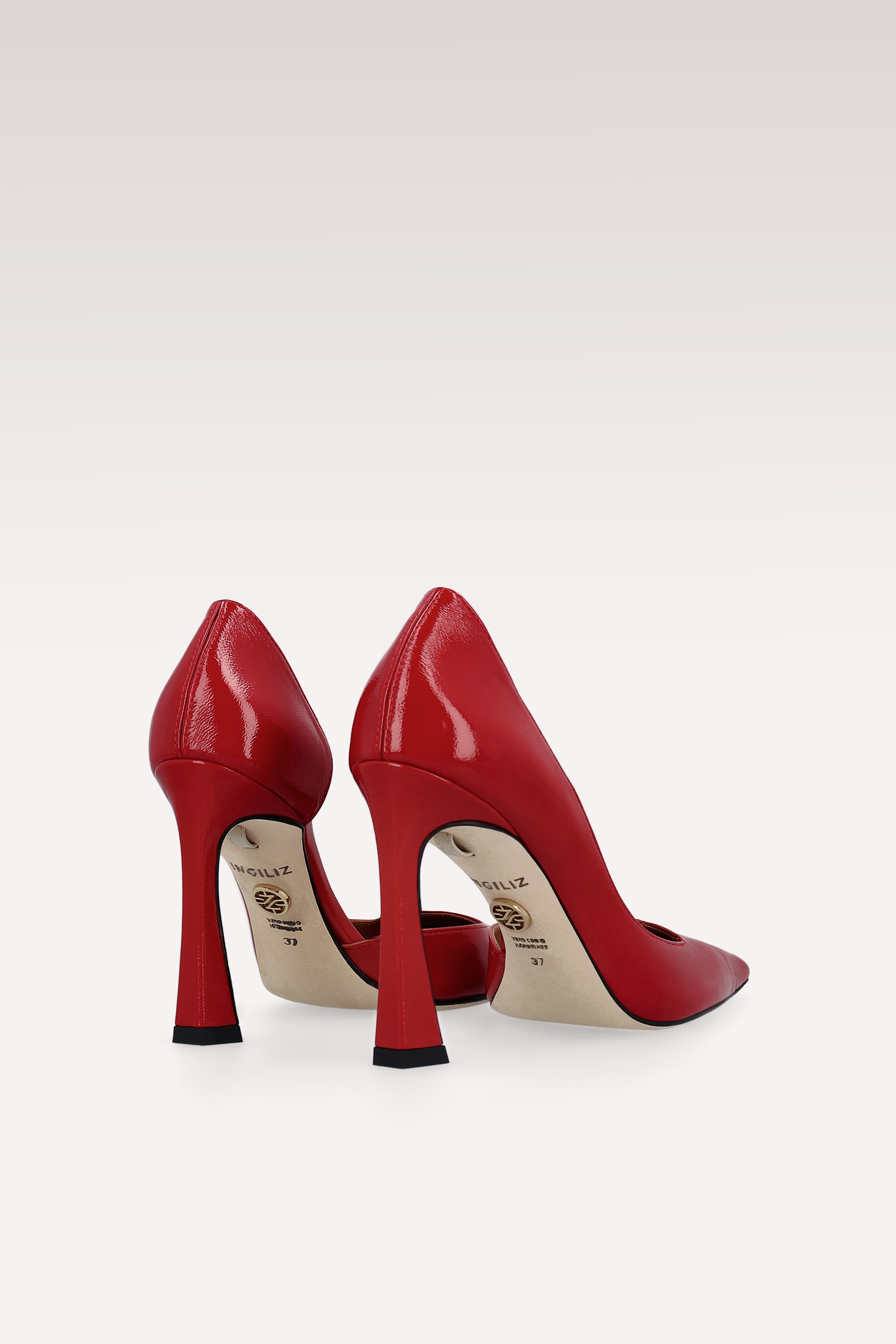 Décolleté VESPER in pelle color ciliegia