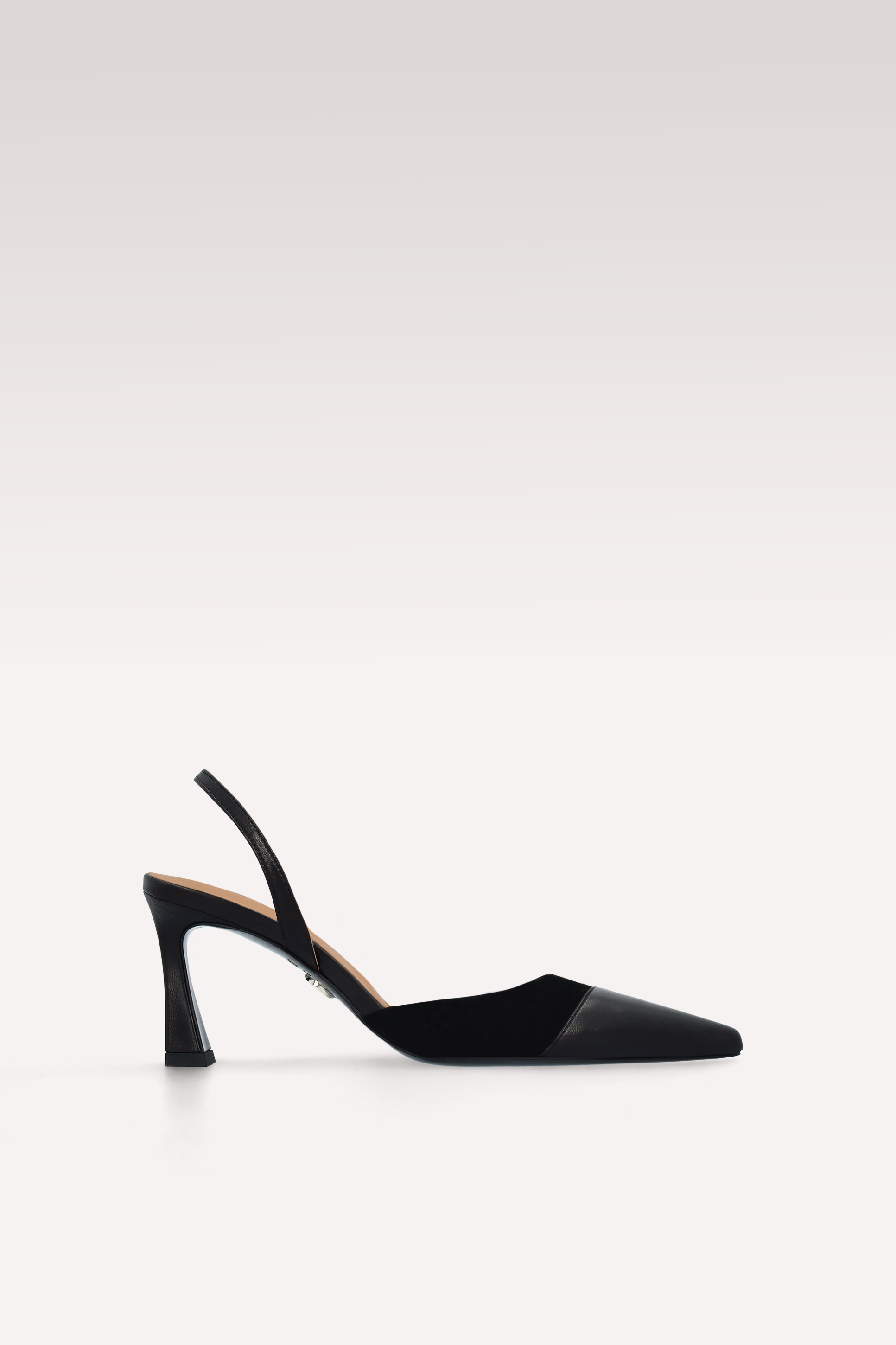 JODIE SANDALI SLINGBACK IN PELLE E SUEDE NERI