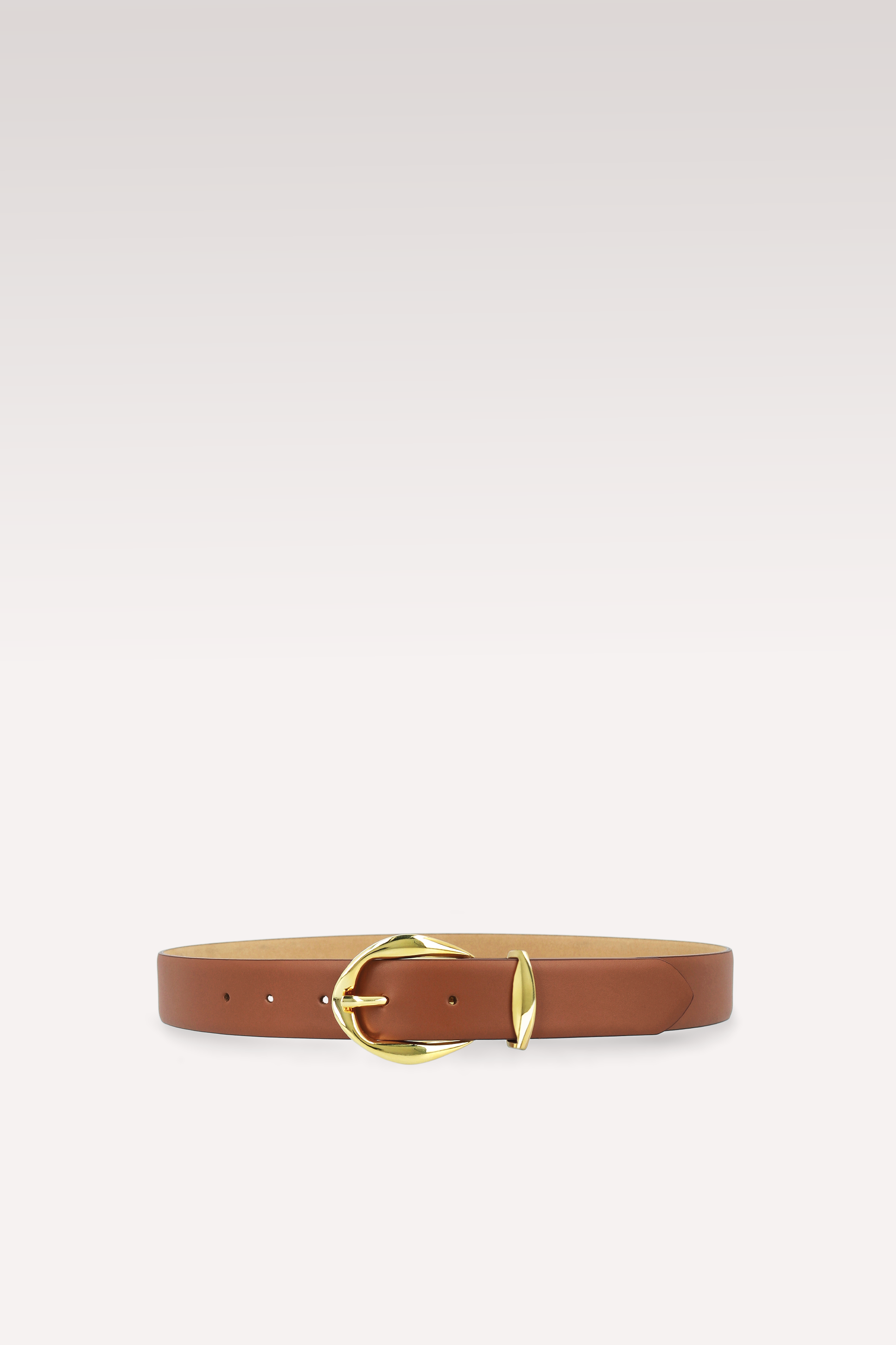 CINTURA SERAFINE 30 MM IN PELLE MARRONE