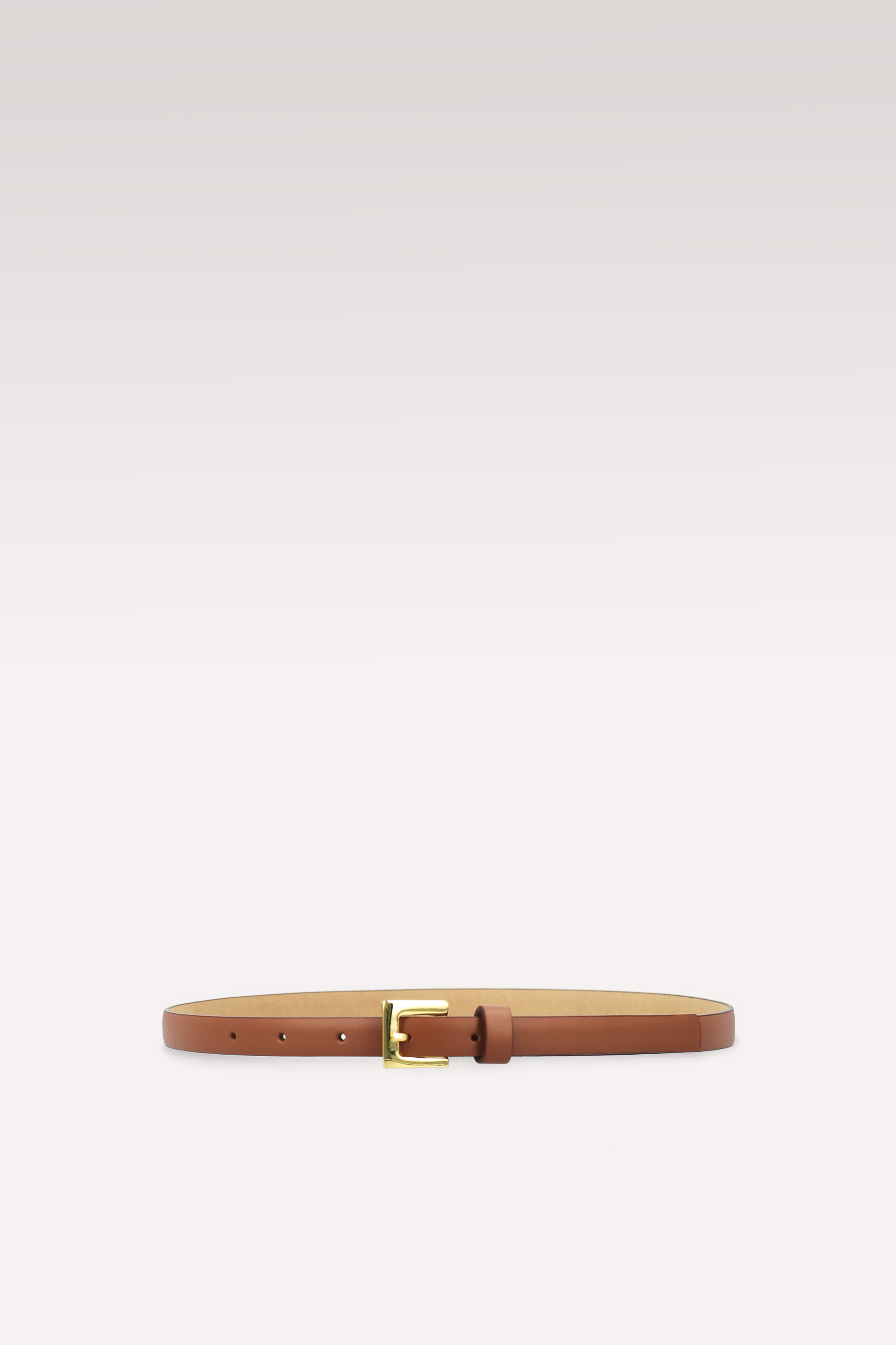 CINTURA CARINA IN PELLE MARRONE 15 MM