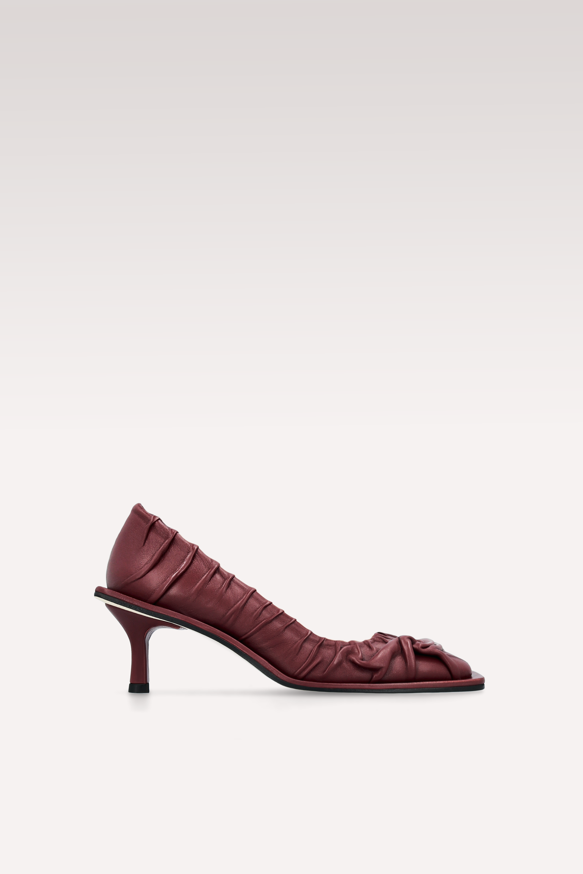 NI SCARPE DECOLLETÉ IN MORBIDA PELLE NAPPA BORDEAUX