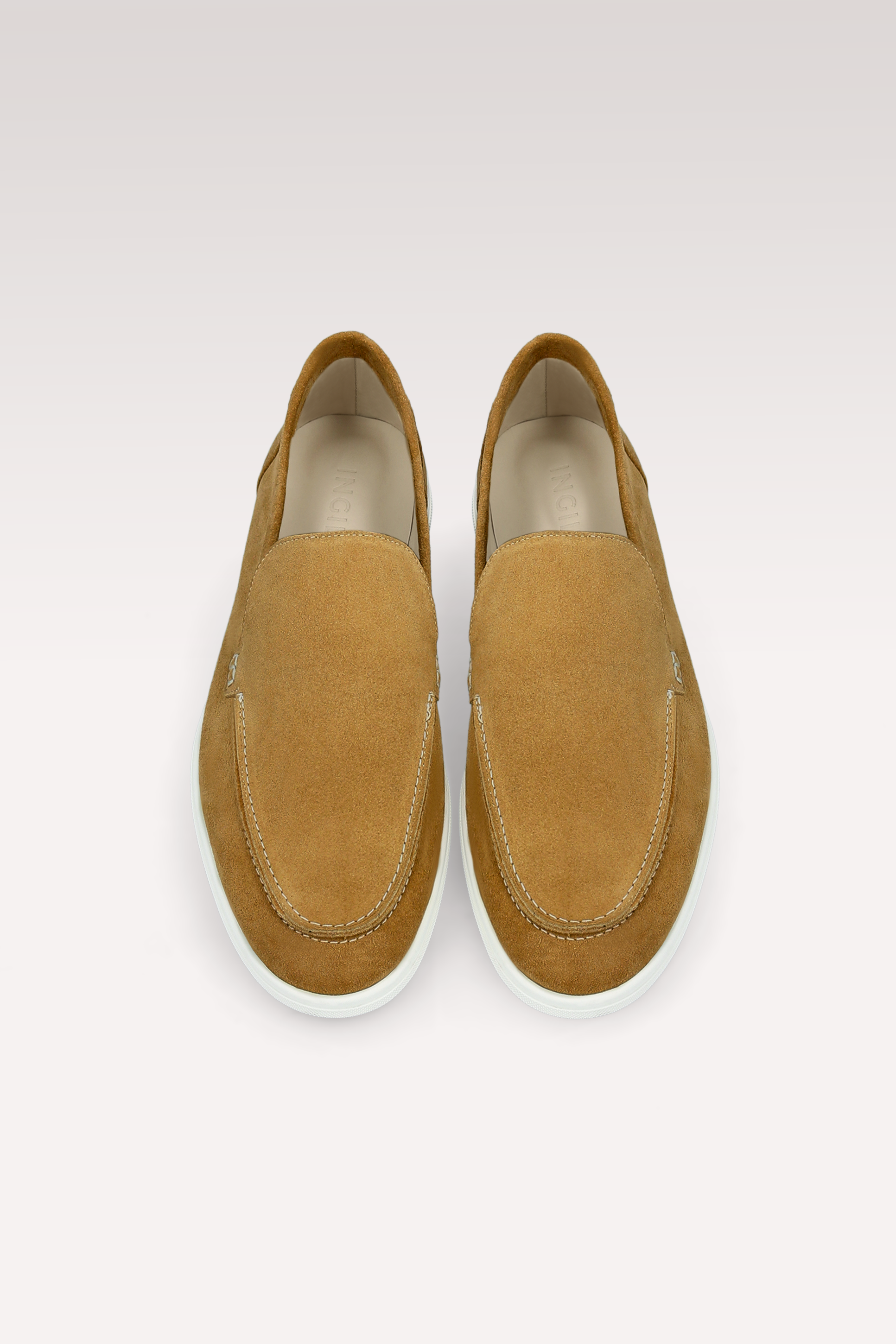 SENNA TABACCO SUEDE LEATHER LOAFERS
