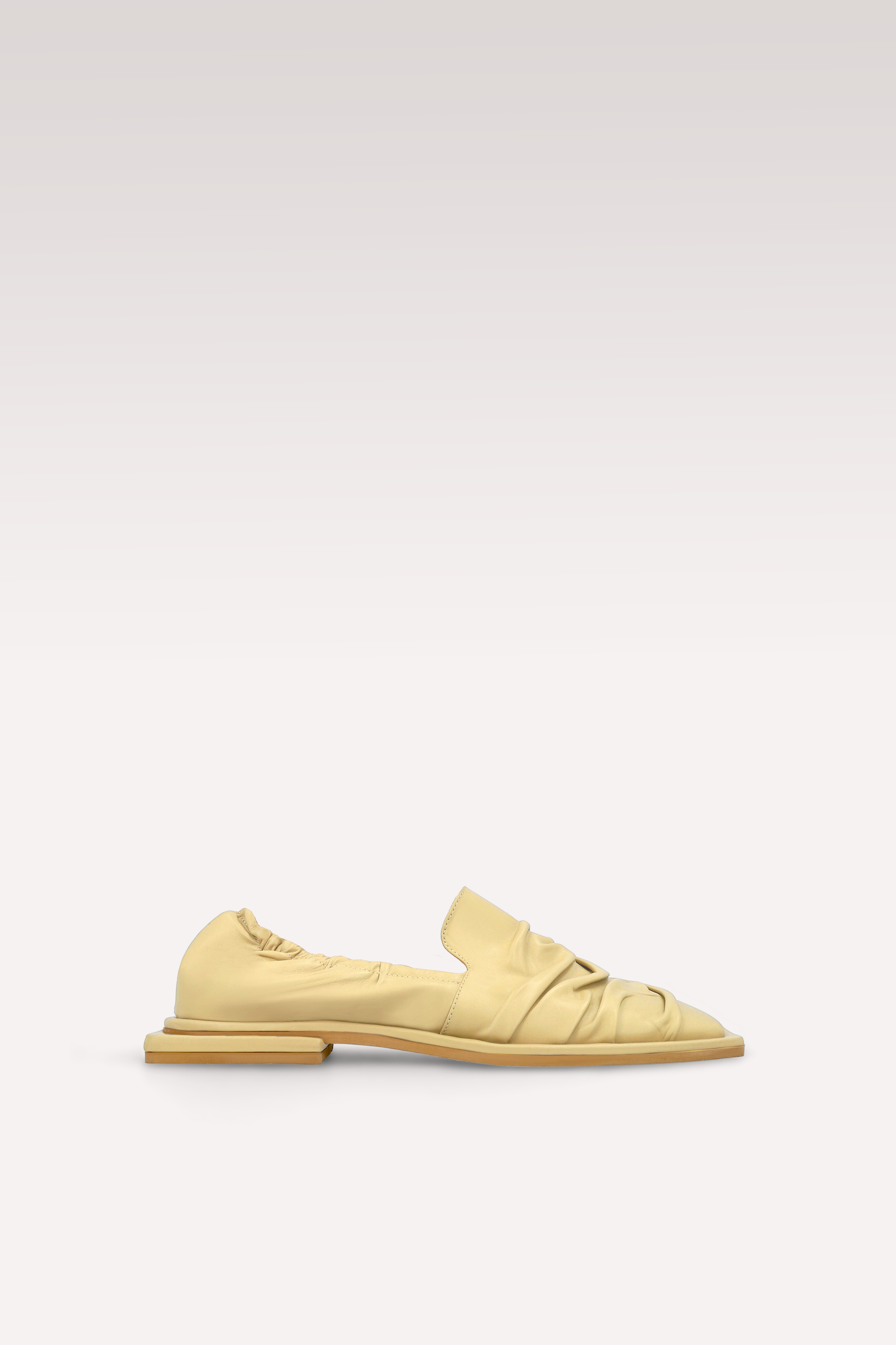 GETA BANANA YELLOW LEATHER LOAFERS
