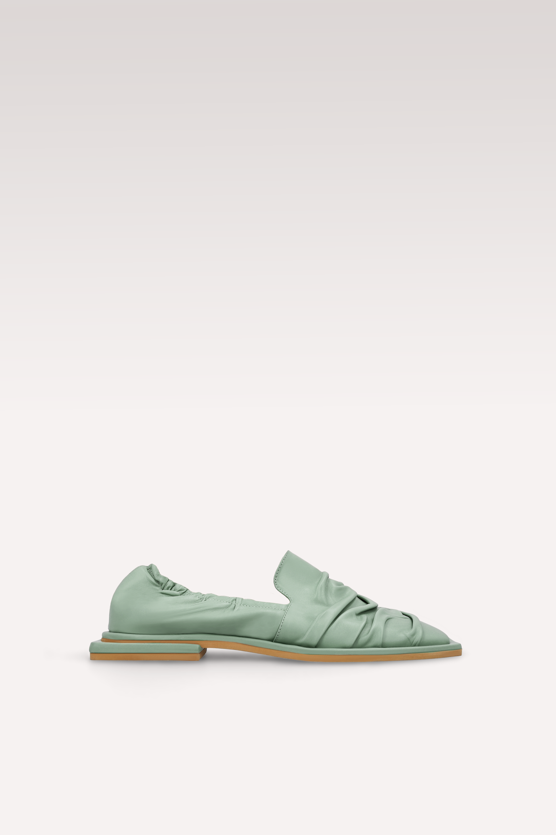 GETA MINT LEATHER LOAFERS