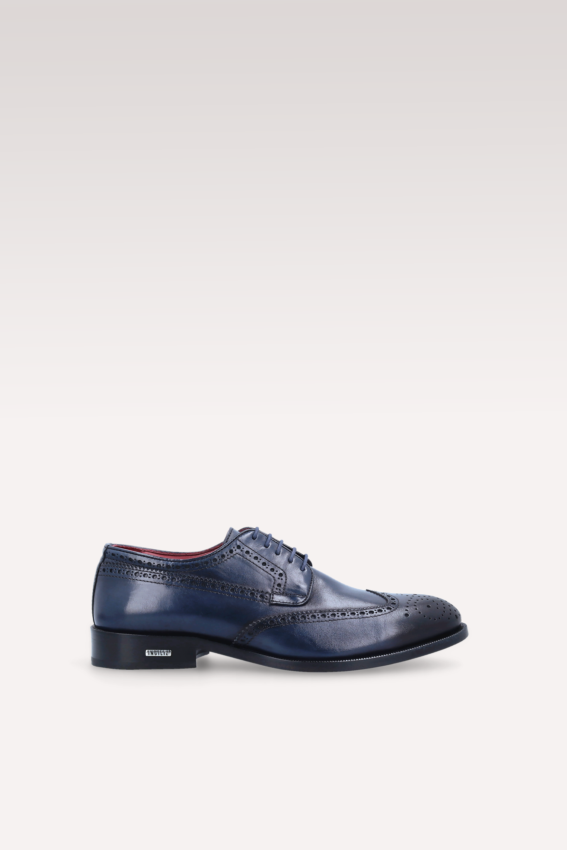 Scarpe derby in pelle nera BERGAMO 01