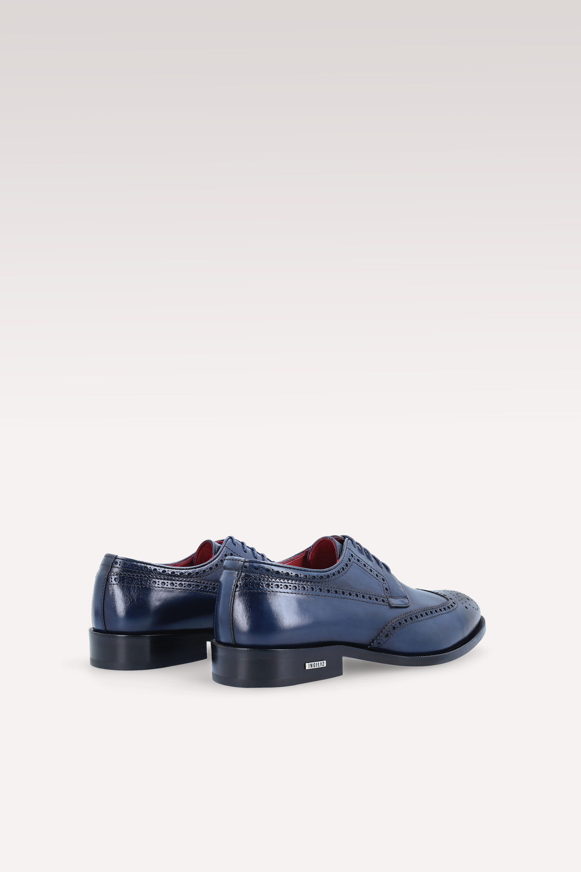 Scarpe derby in pelle nera BERGAMO 01