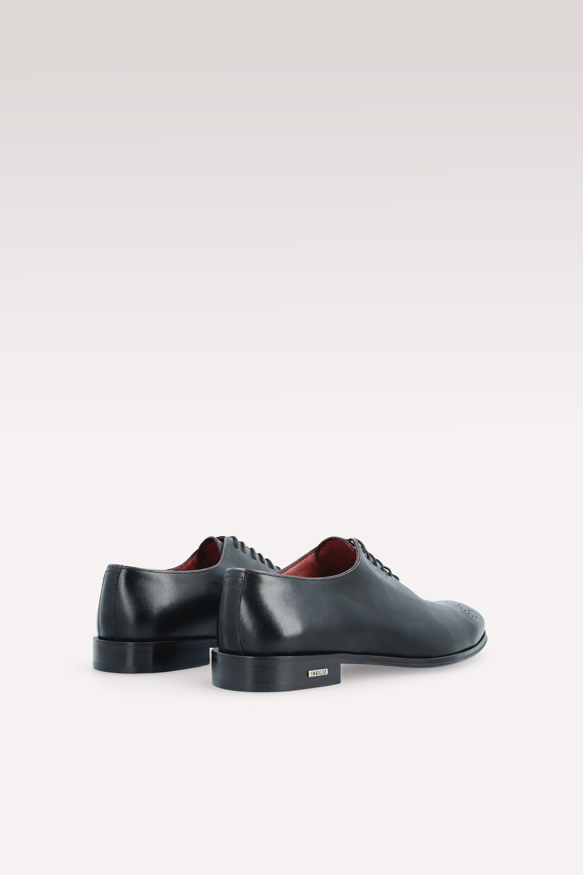 PRATO 01 BLACK CALF LEATHER OXFORD SHOES