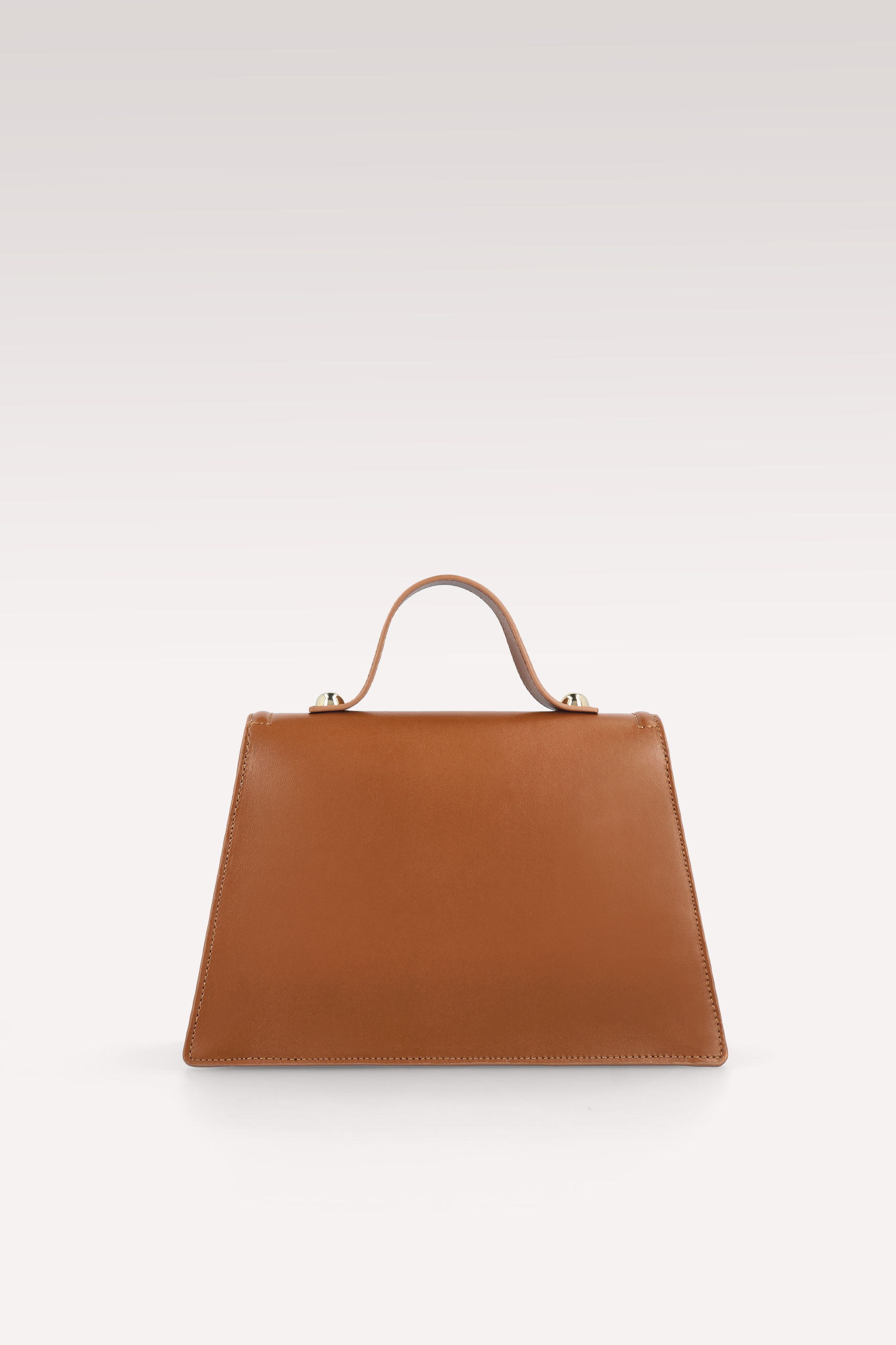 CINDY MOK 02 BROWN STITCH LEATHER PLATFORM PUMPS AND COLETTE CROSSBODY BAG