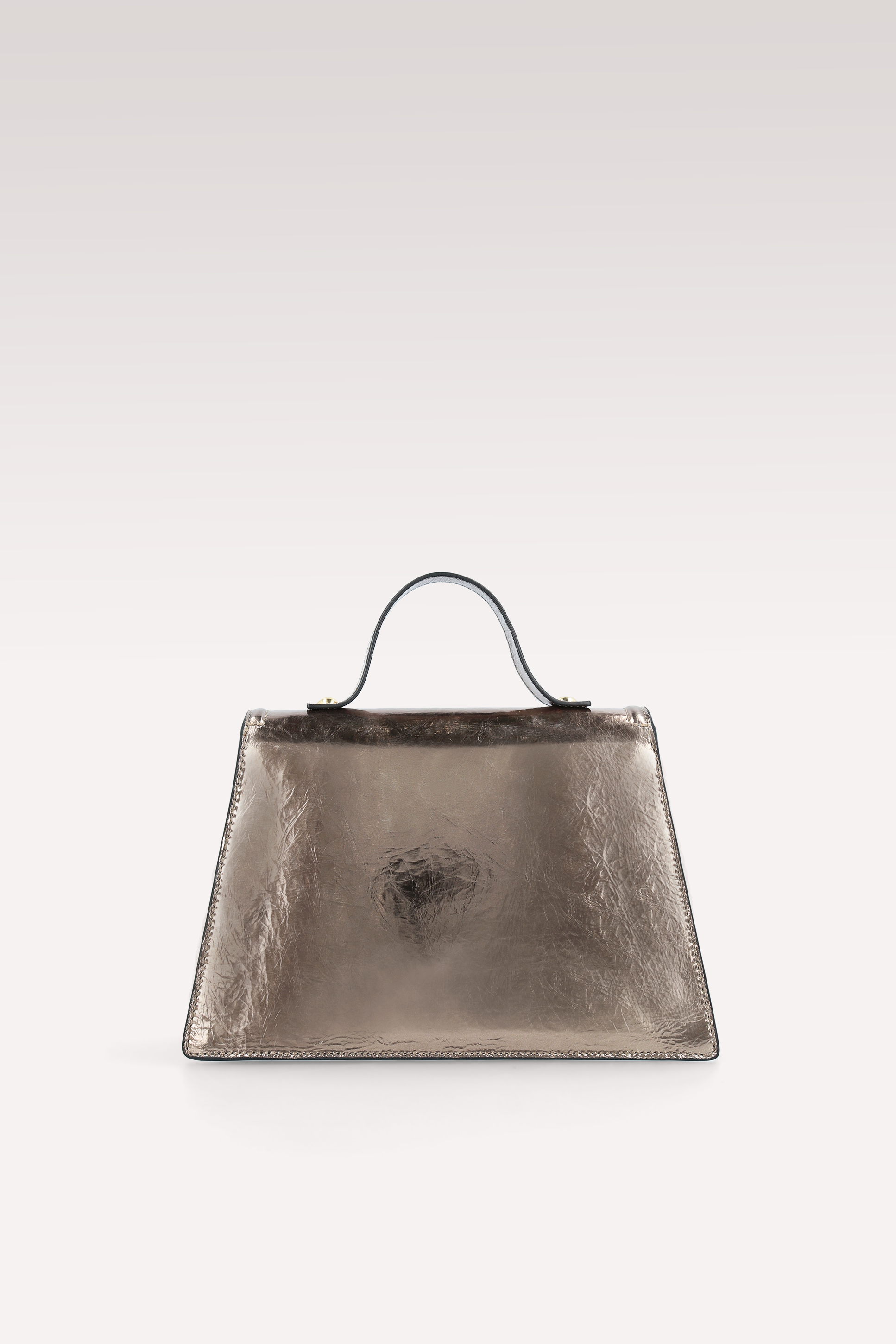 STIVALI ALLA CAVIGLIA IN PELLE METALLIZZATA SUSAN BRASS E BORSA A TRACOLLA COLETTE