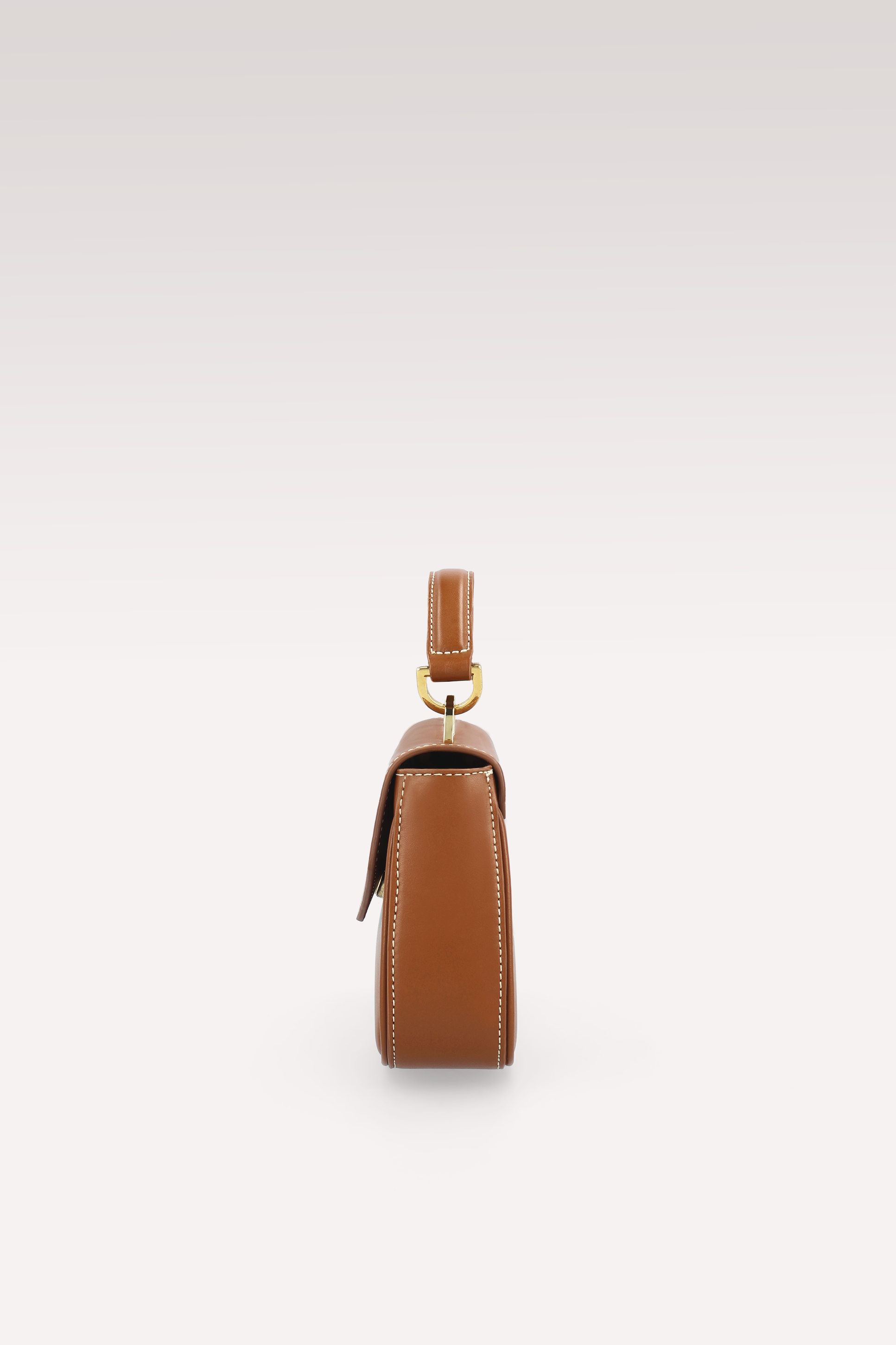 MINI BORSA MILLY IN PELLE NAPPA MARRONE