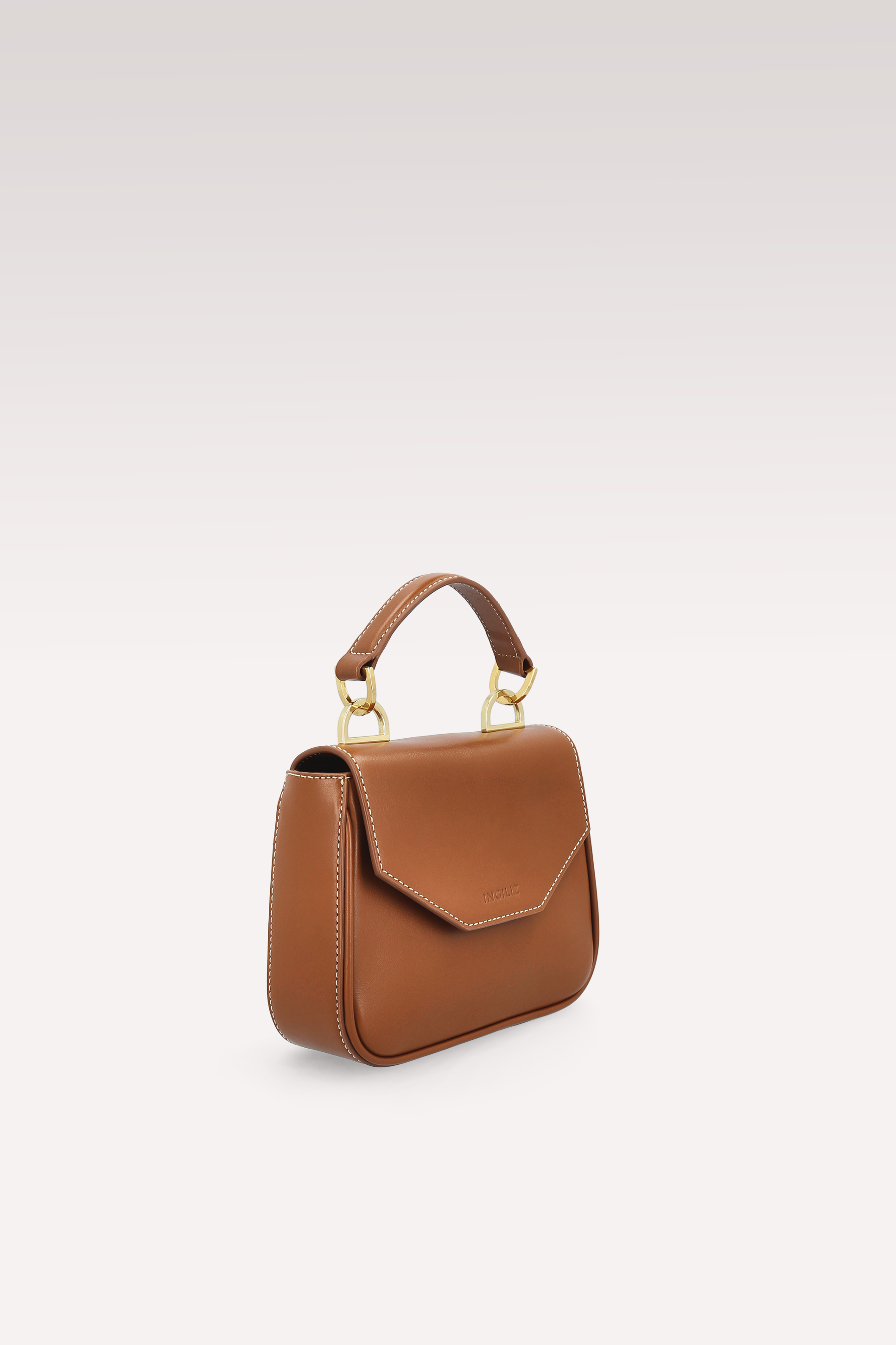 MINI BORSA MILLY IN PELLE NAPPA MARRONE