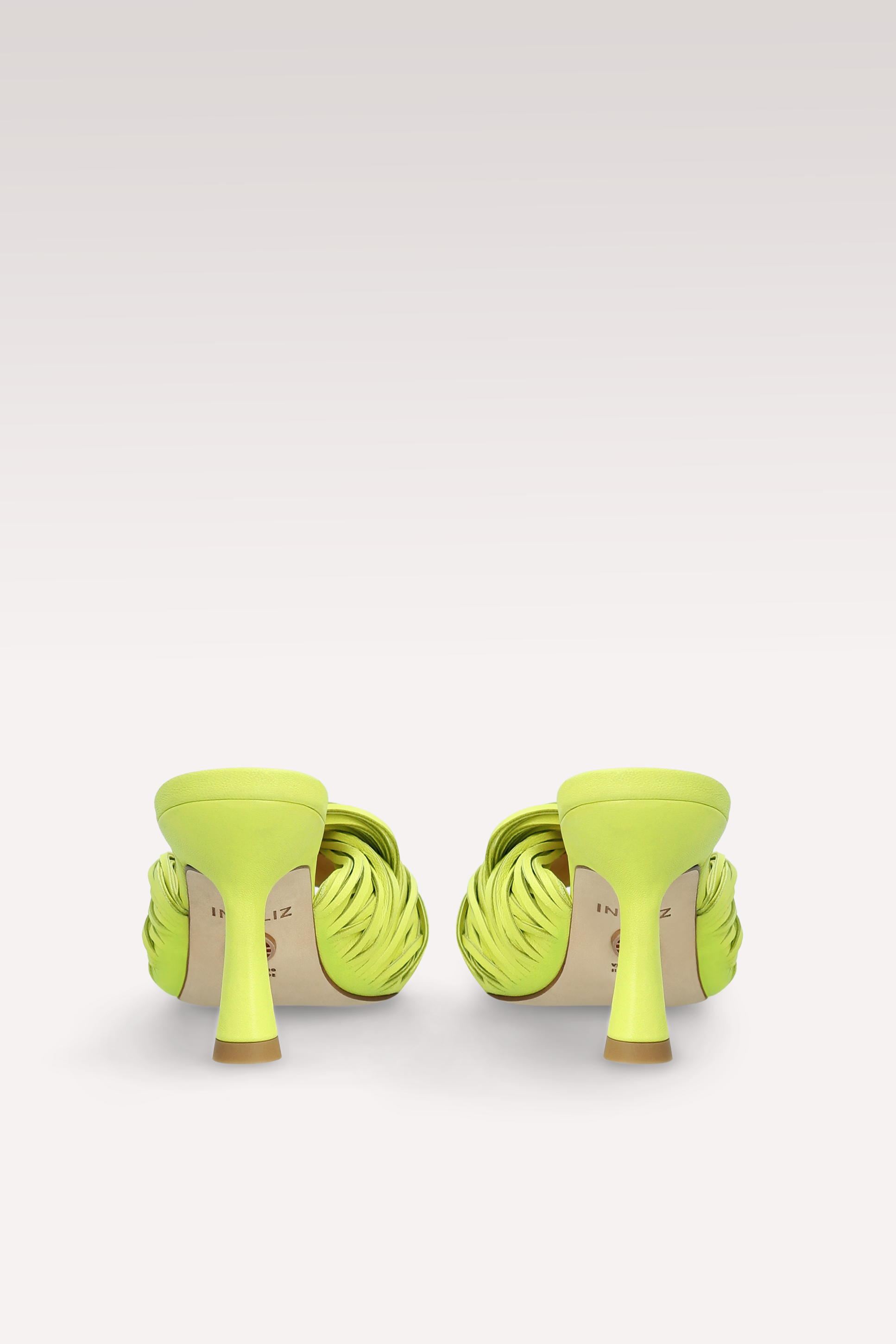 REESE KIWI MULES IN PELLE GIALLA