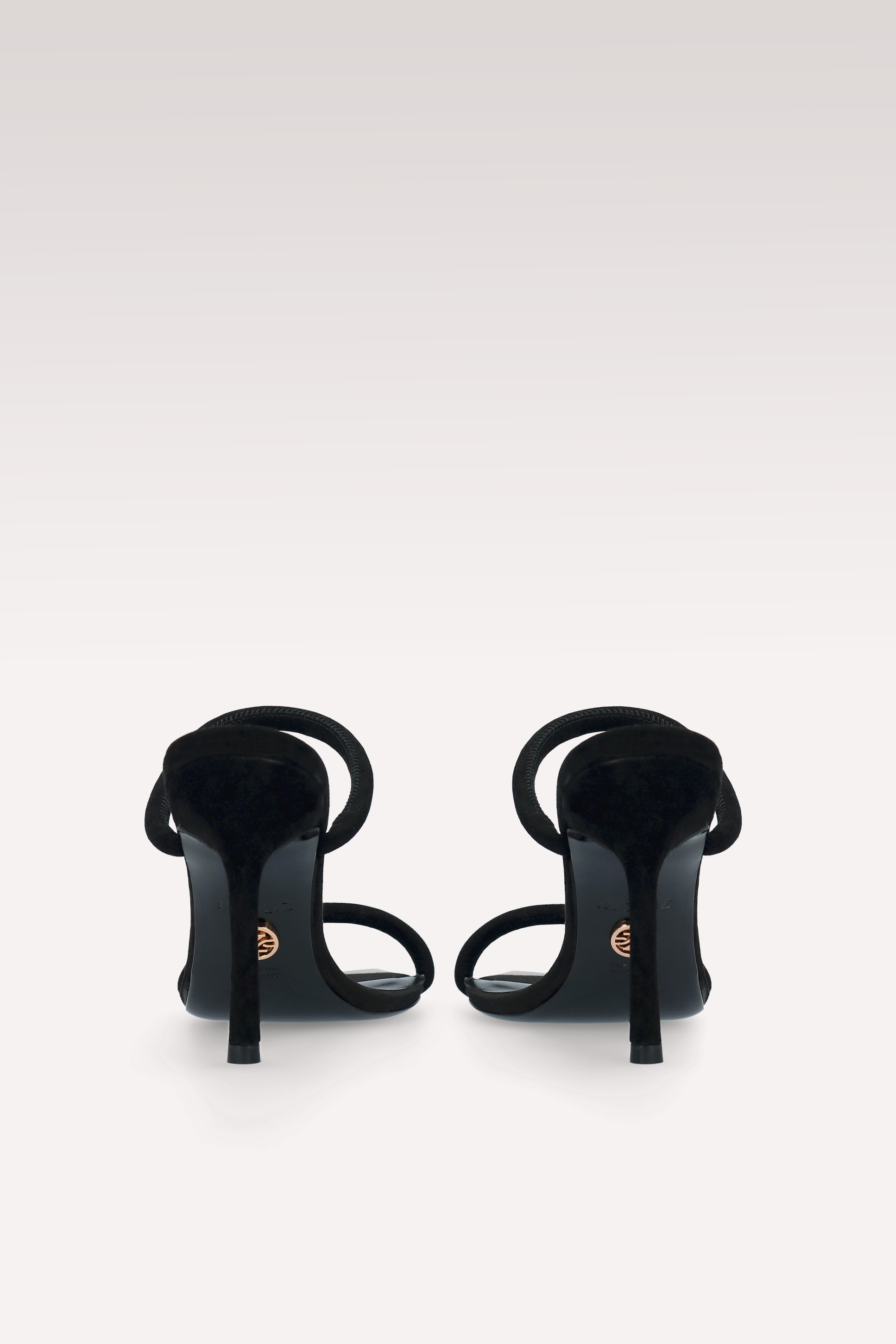 MULES IN PELLE SCAMOSCIATA NERA ANNY 99