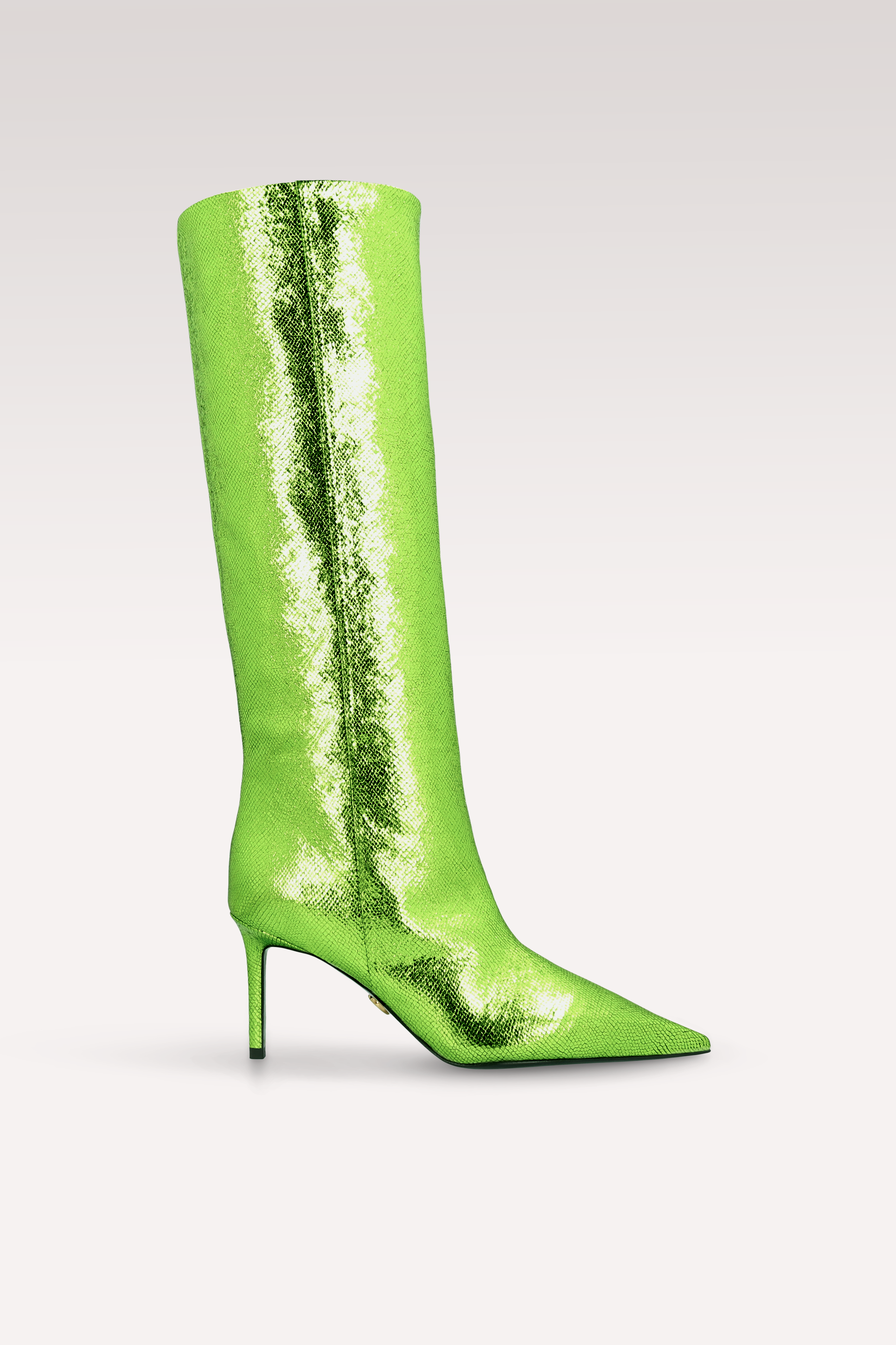STIVALI IN PELLE GOFFRATA CRASH VIPER COLOR LIME MIA 04