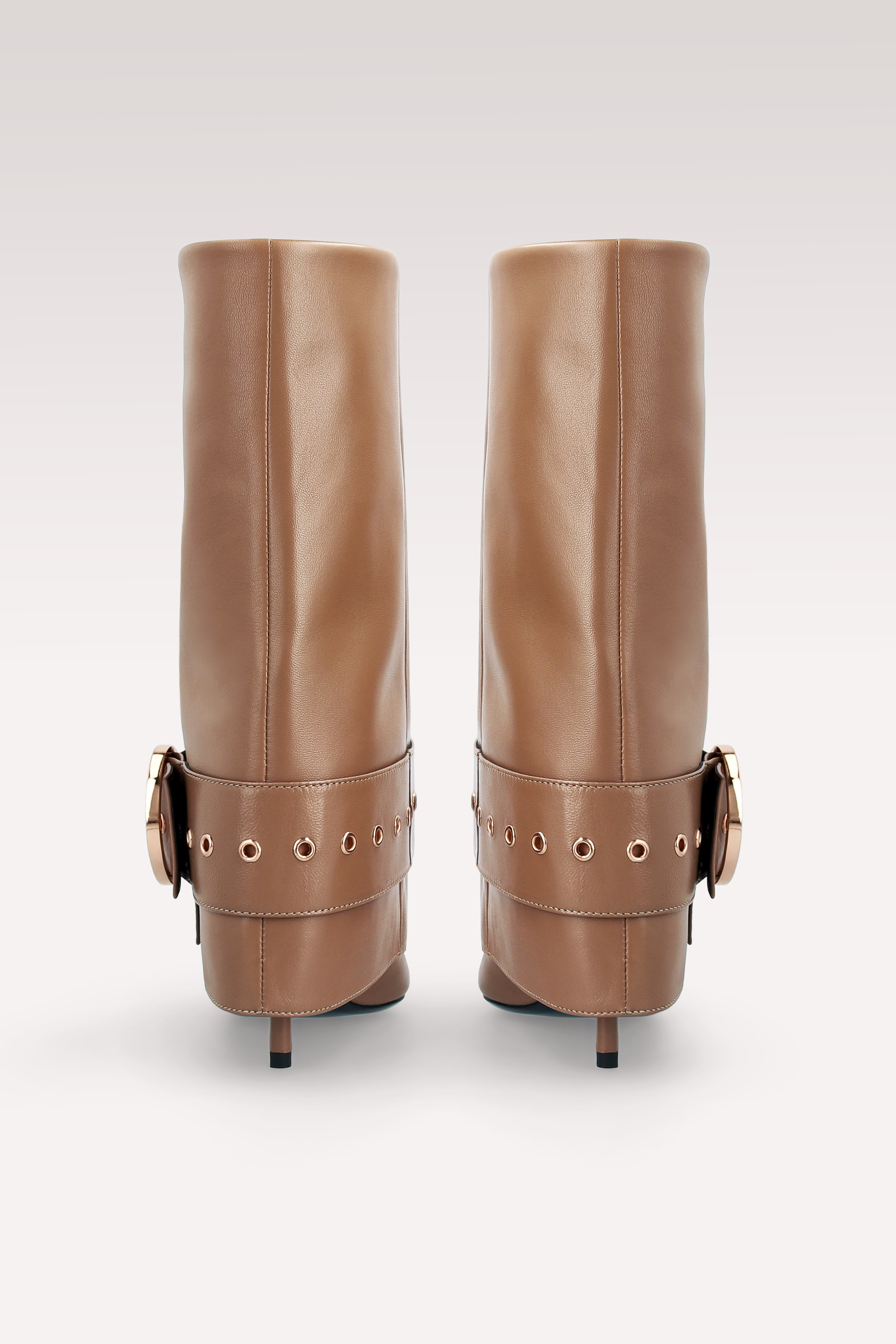 STIVALI MIA 06 IN PELLE LISCIA MARRONE