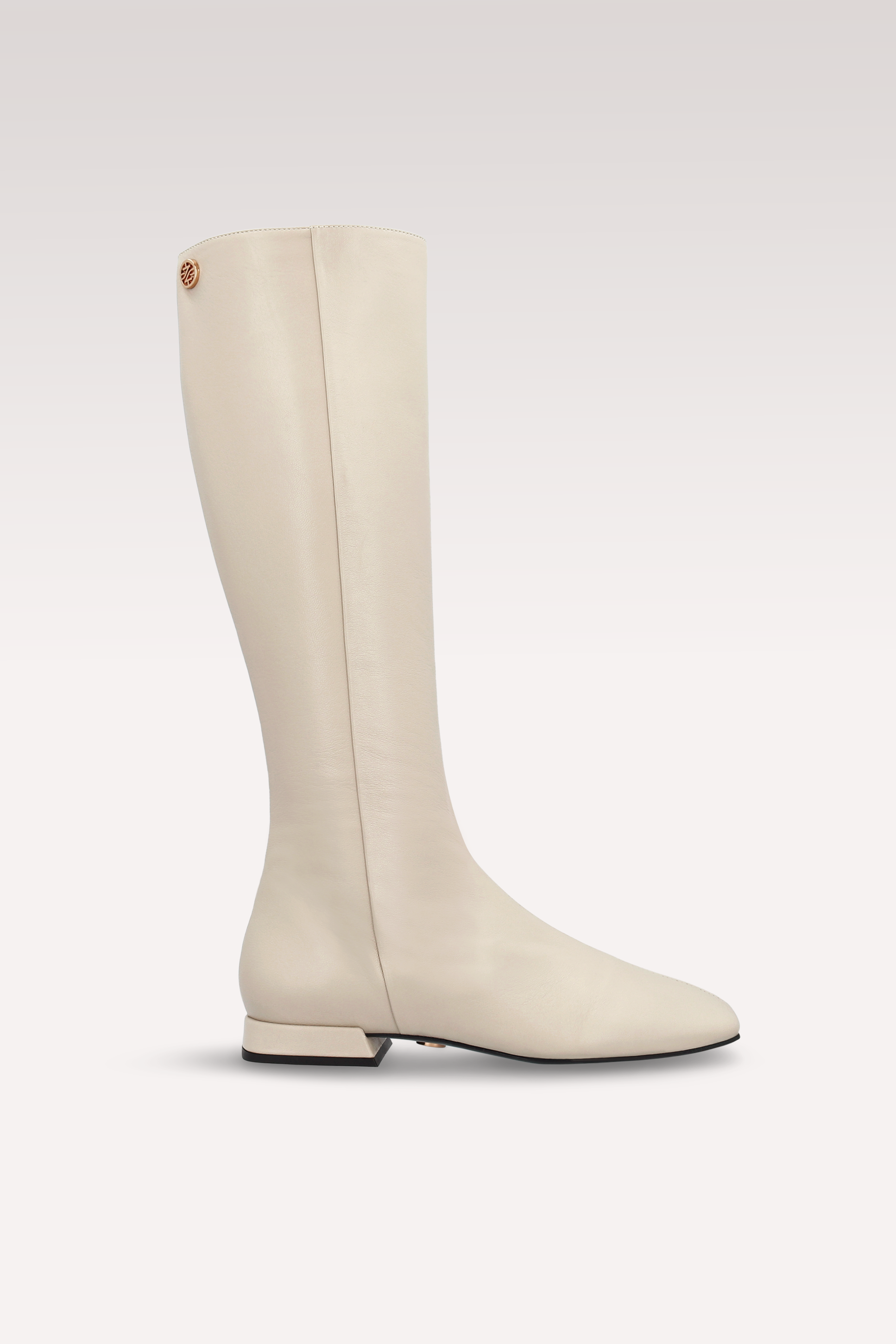 STIVALI GILLY 02 BEIGE IN PELLE LISCIA