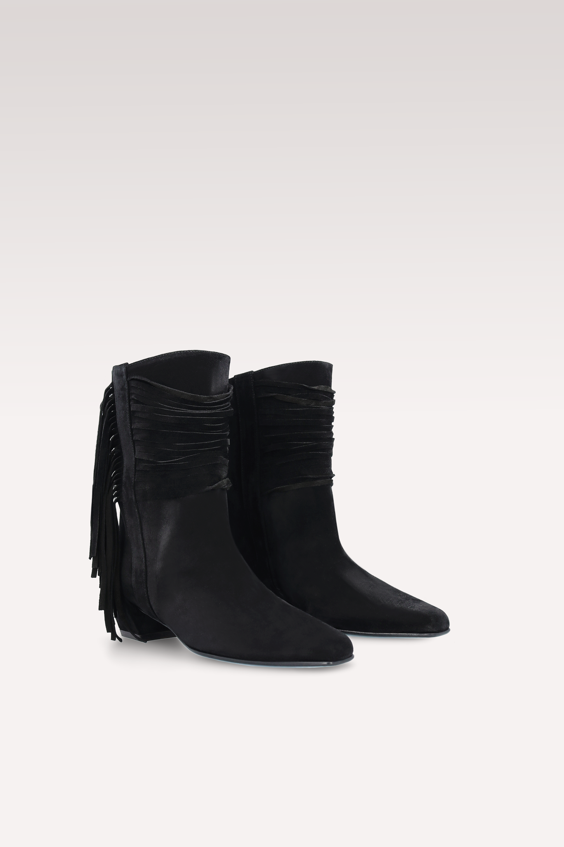 STIVALETTI EMILY IN PELLE SCAMOSCIATA NERA