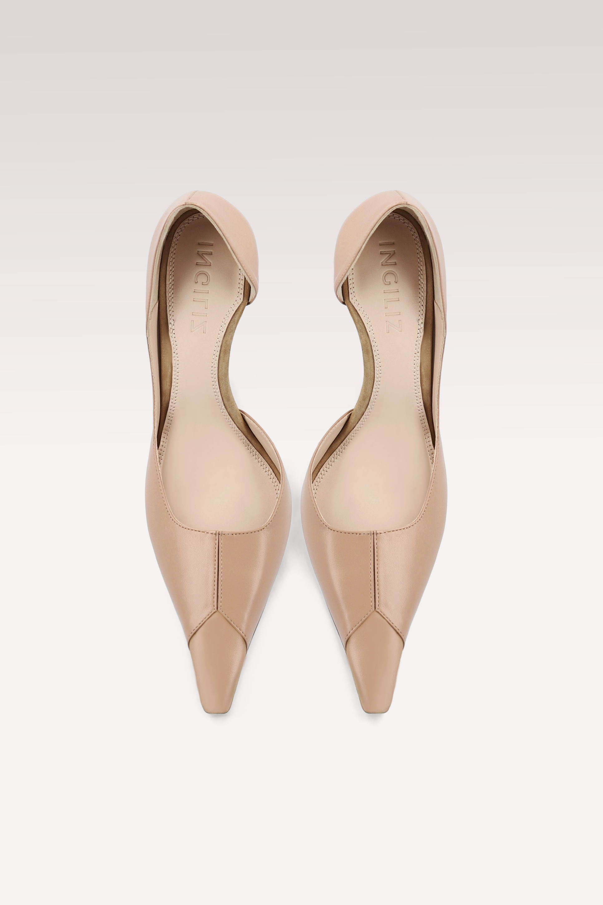 VESPER MOCHA MOUSSE LEATHER PUMPS