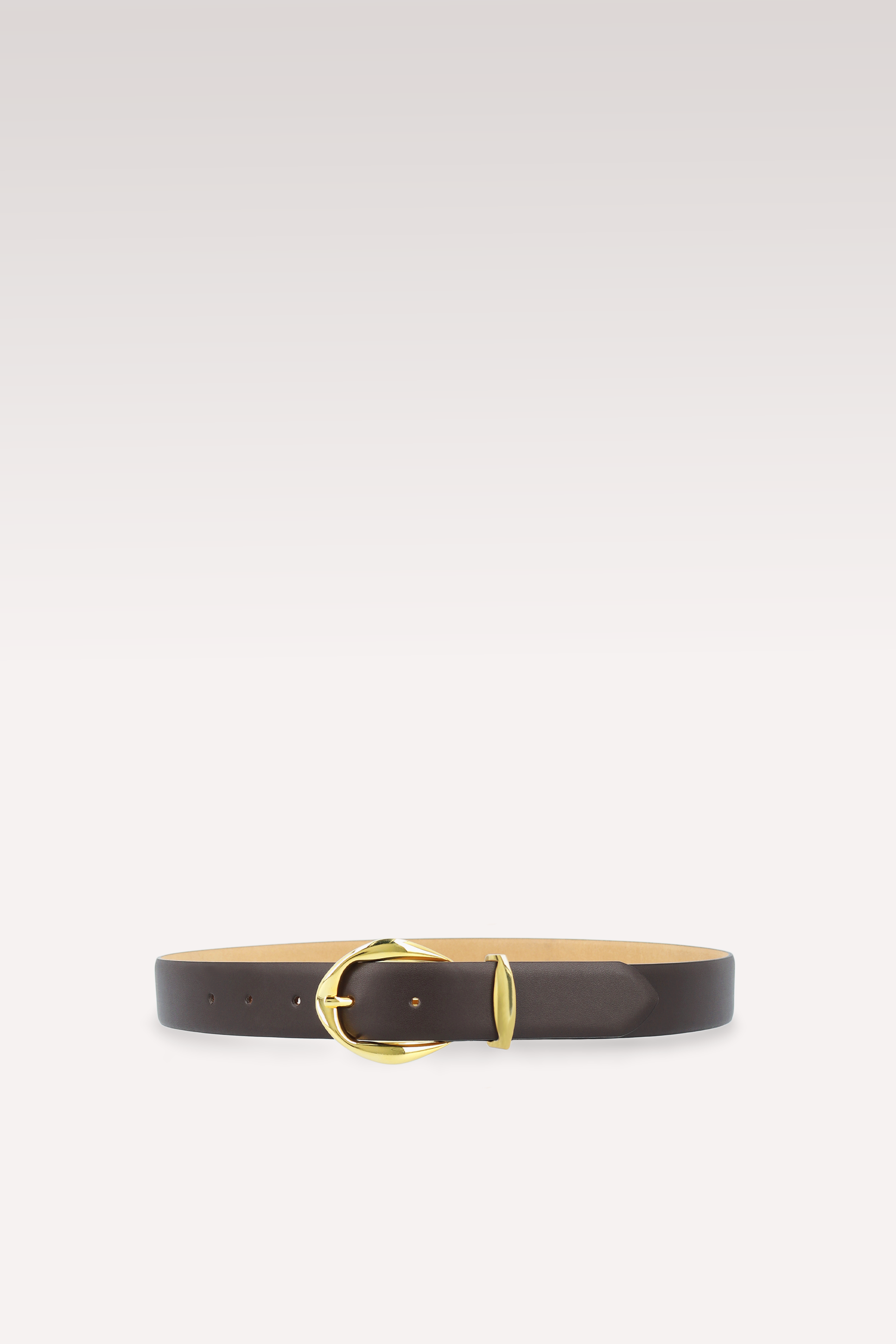 CINTURA SERAFINE 30 MM IN PELLE MARRONE CIOCCOLATO