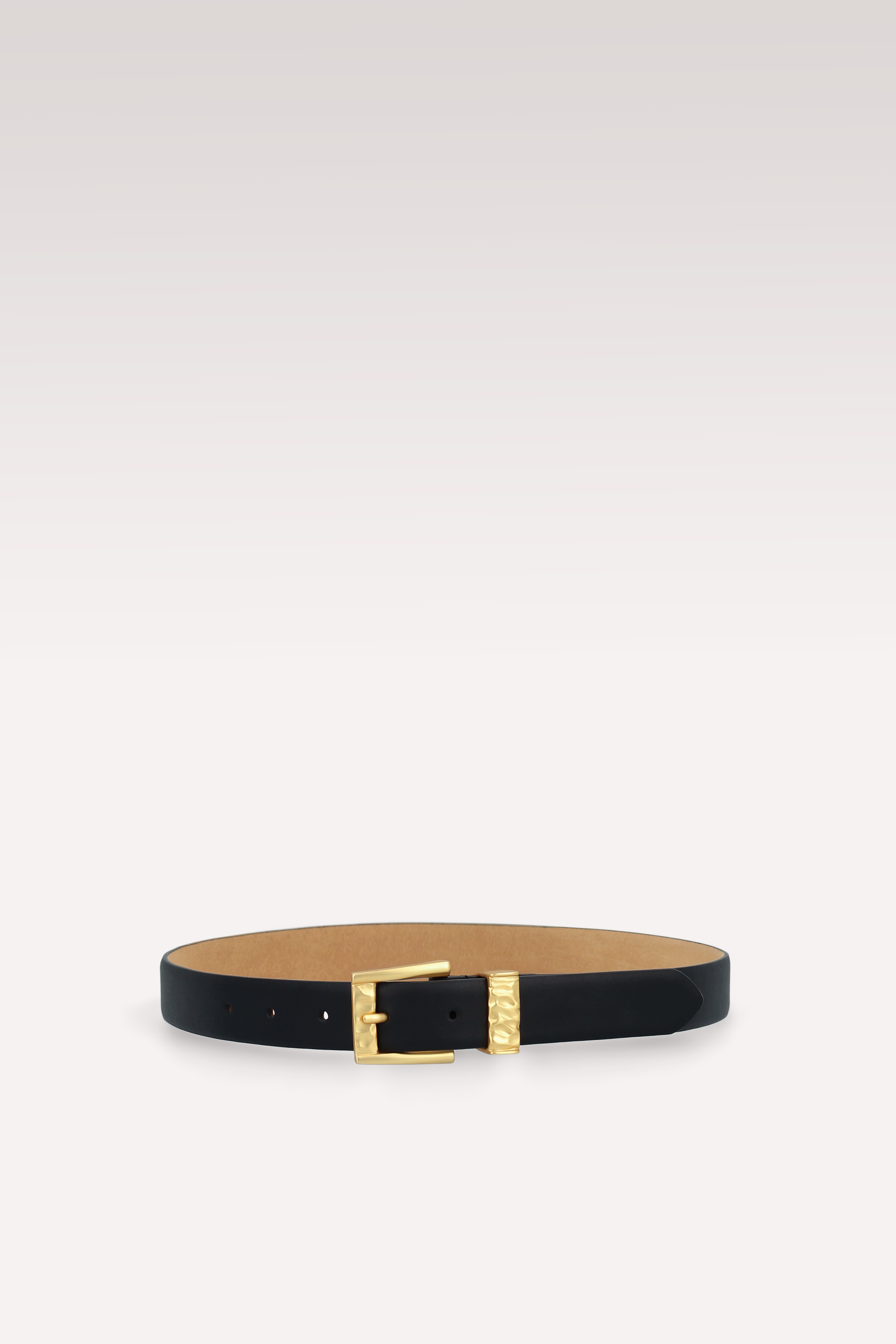 CINTURA KAI 20 MM IN PELLE NERA